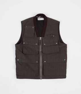 Universal Works Jojo Anglers Waistcoast - Grey Adaptive Temperature Control