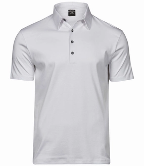 Polished Wear Pima Cotton Interlock Polo Shirt | WHITE