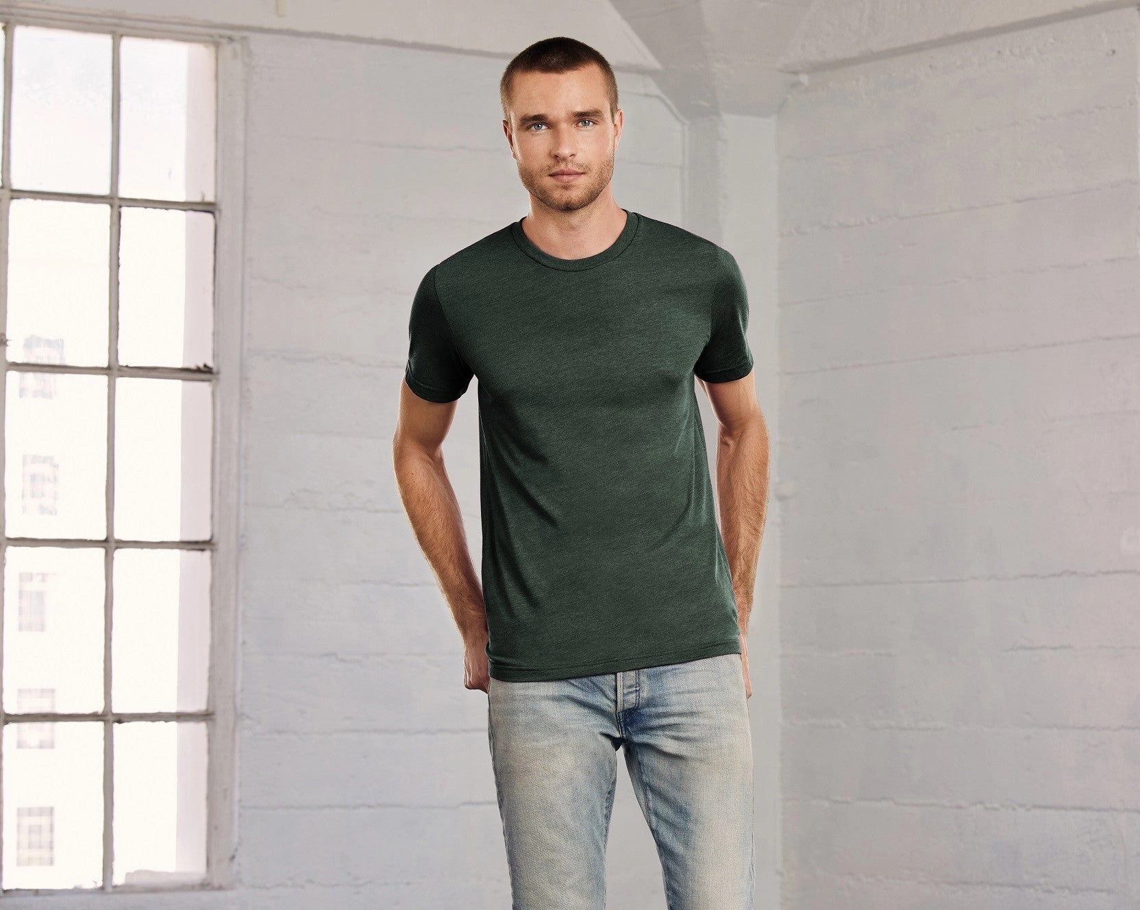 Cozy Layering Perfect Fit Wear Unisex Heather Short Sleeve T-Shirt | ATHLETIC HEATHER