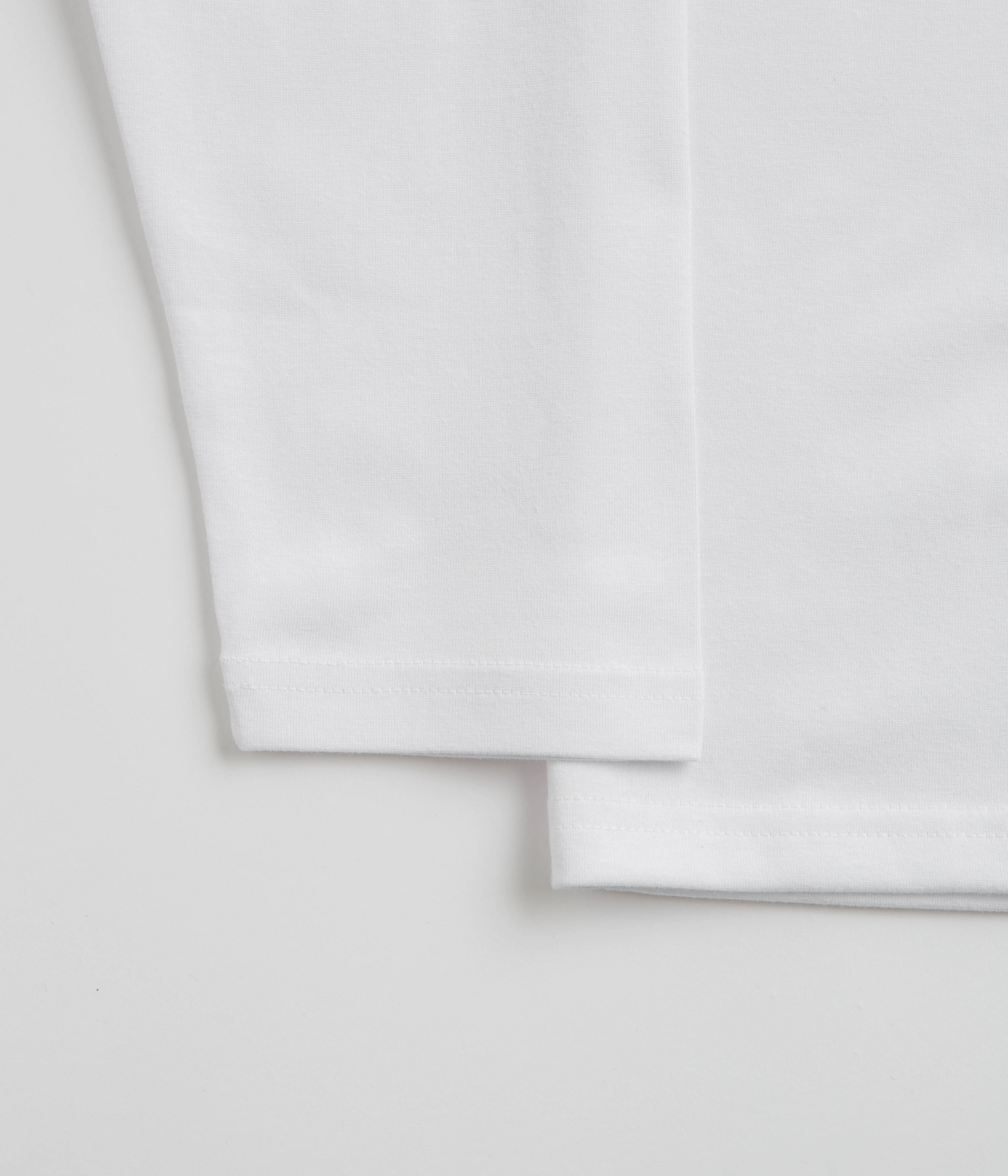 Moisture Management Snow Peak Onepoint Logo Long Sleeve T-Shirt - White