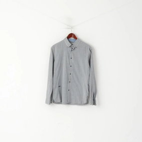 Classic Look G-Star Raw Men XL (M) Casual Shirt Blue  Cotton Lakewood Long Sleeve Top