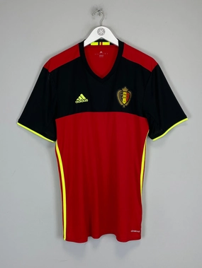 2016/17 BELGIUM HOME SHIRT (L) ADIDAS Relaxed Fit Anti Pilling Finish