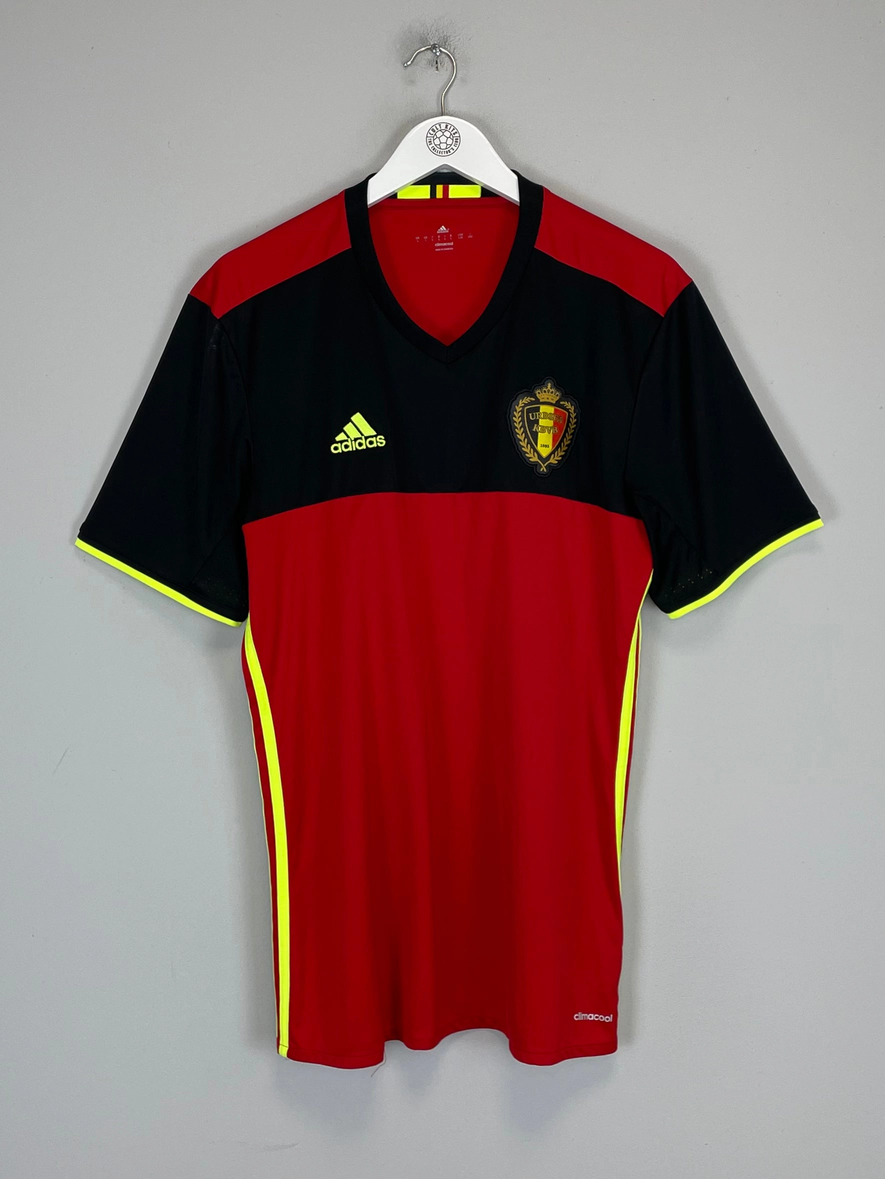 2016/17 BELGIUM HOME SHIRT (L) ADIDAS Relaxed Fit Anti Pilling Finish