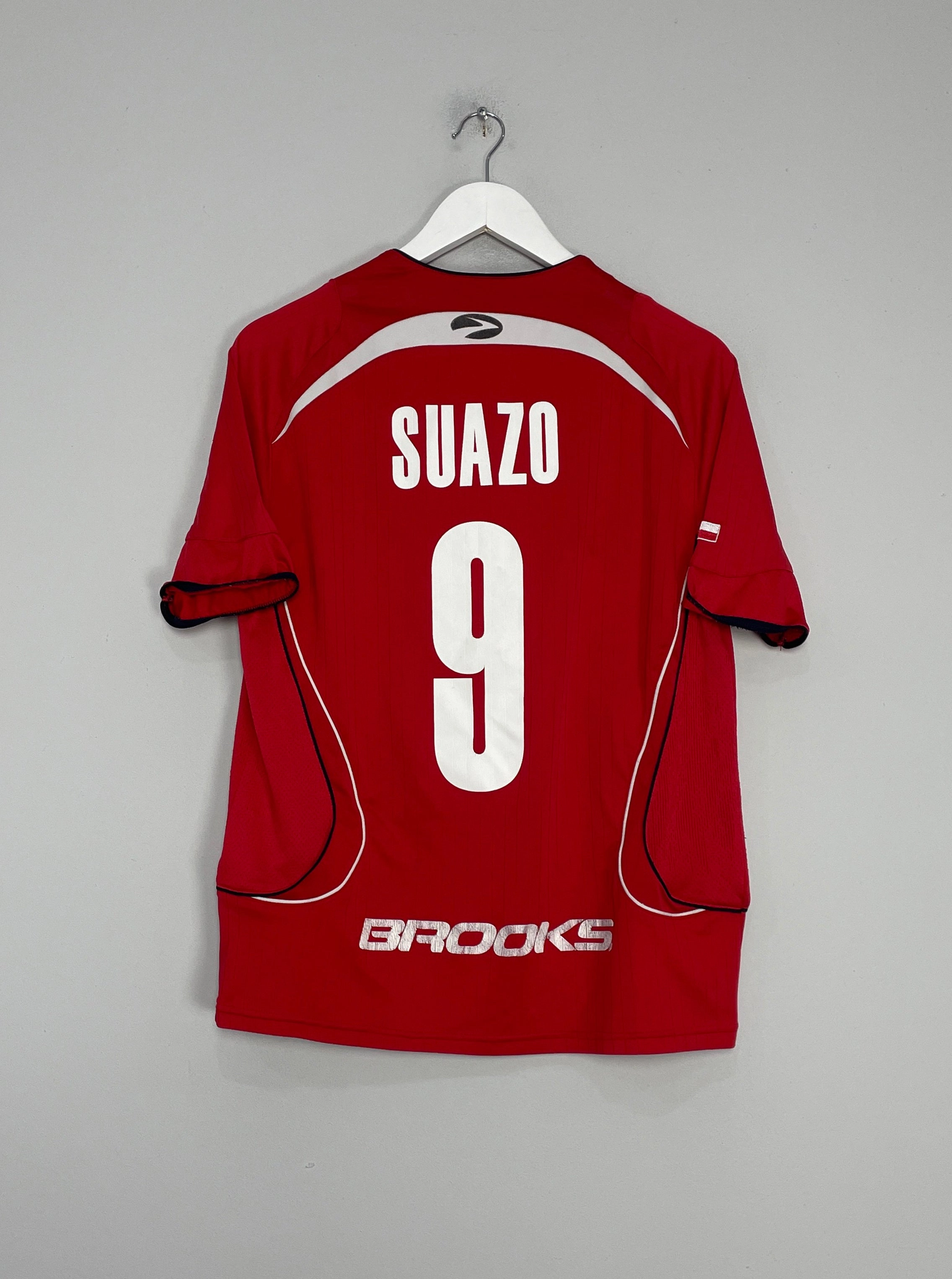 2007/09 CHILE SUAZO #9 HOME SHIRT (S) BROOKS Air Control Energy Comfort