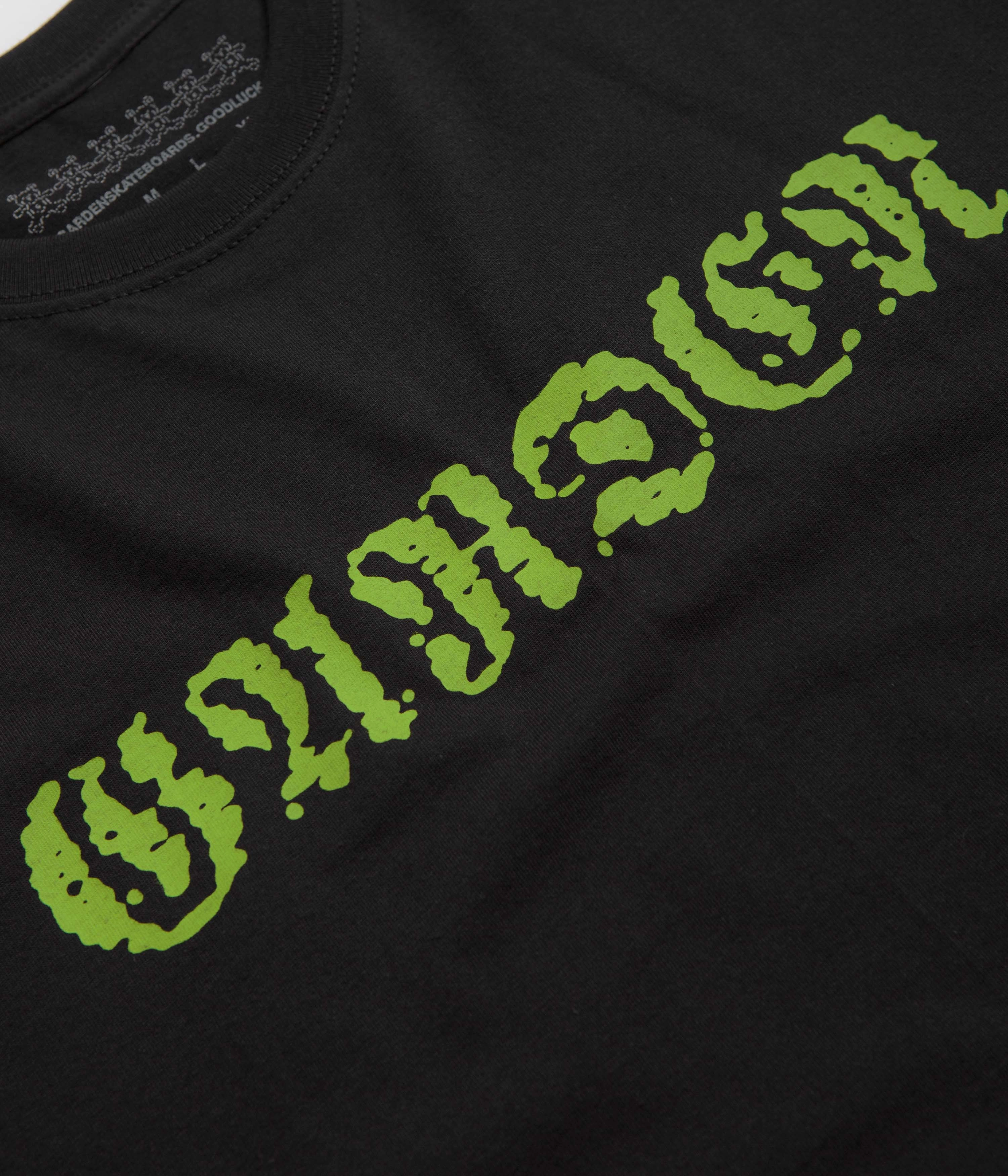 Daily Style Trend Travel Outfit Garden Mirage T-Shirt - Black / Green