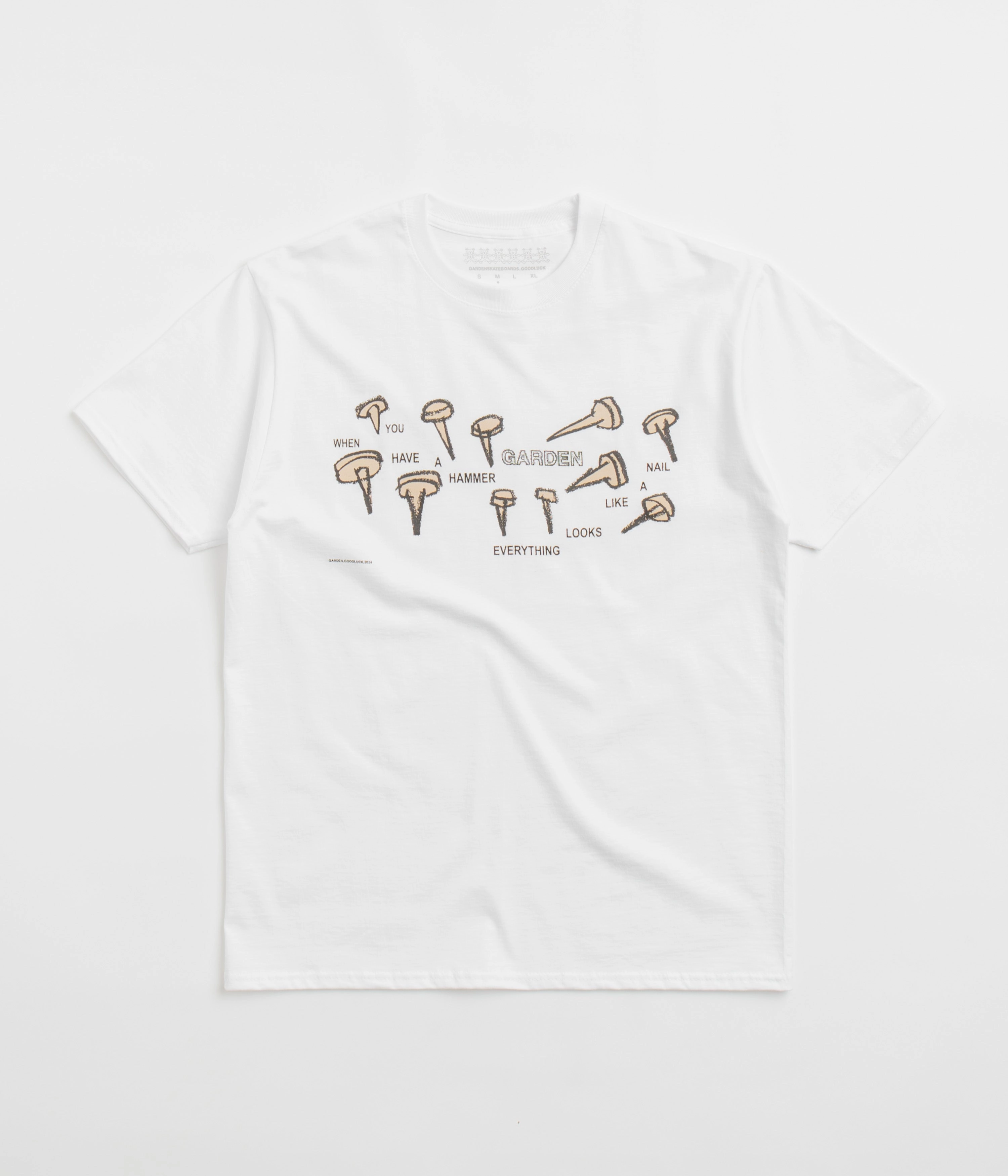 Essential Piece Garden Nails T-Shirt - White