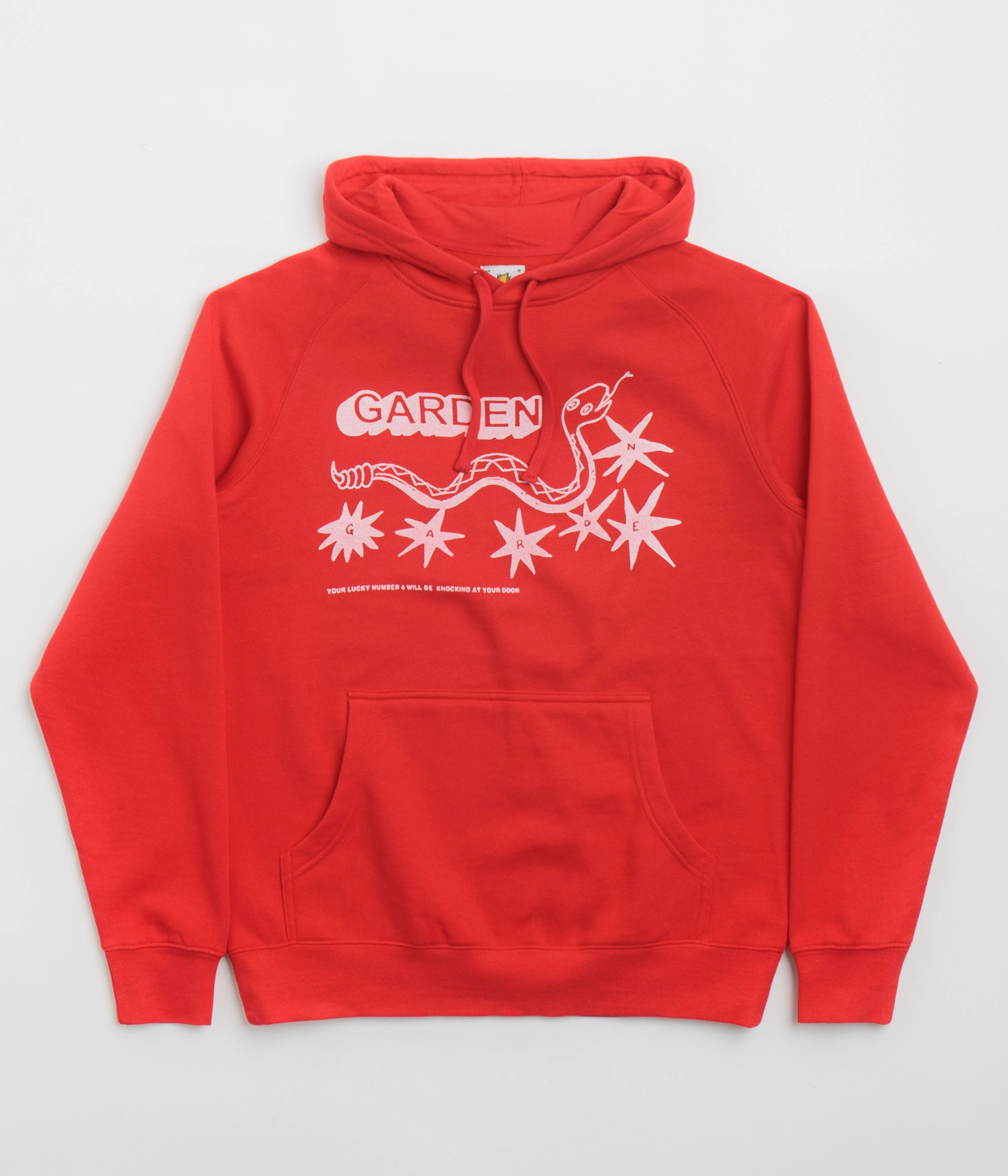 Effortless Comfort Organza details Garden SN4KES Hoodie - Red