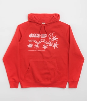 Effortless Comfort Organza details Garden SN4KES Hoodie - Red