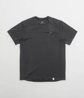 Cool Fit Cayl Stripe Logo T-Shirt - Black