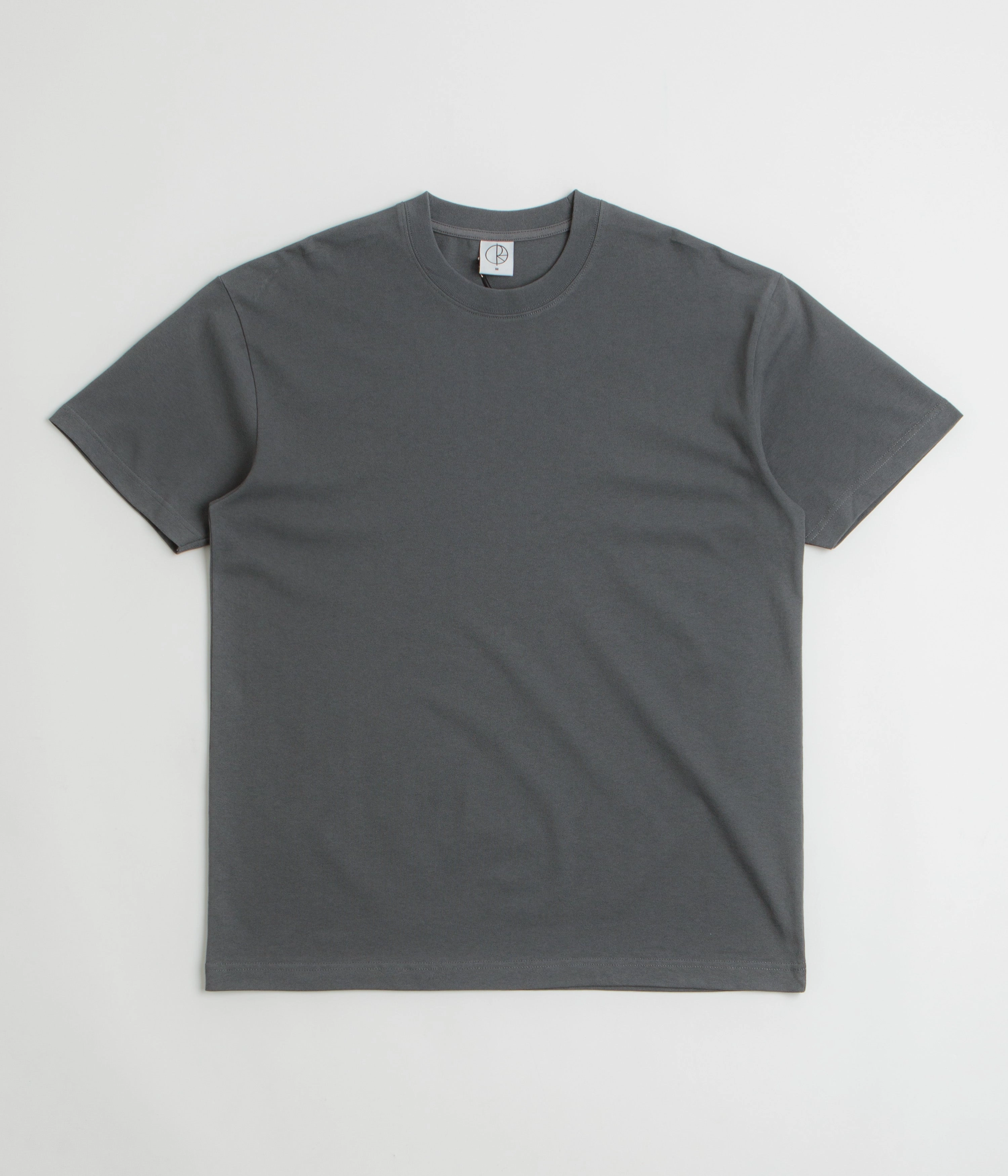 Easy-Going Style Casual Vibe Wear Polar Basic T-Shirt - Graphite
