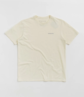 SoftenedNeckline Patagonia Fitz Roy Icon Responsibili-Tee T-Shirt - Birch White