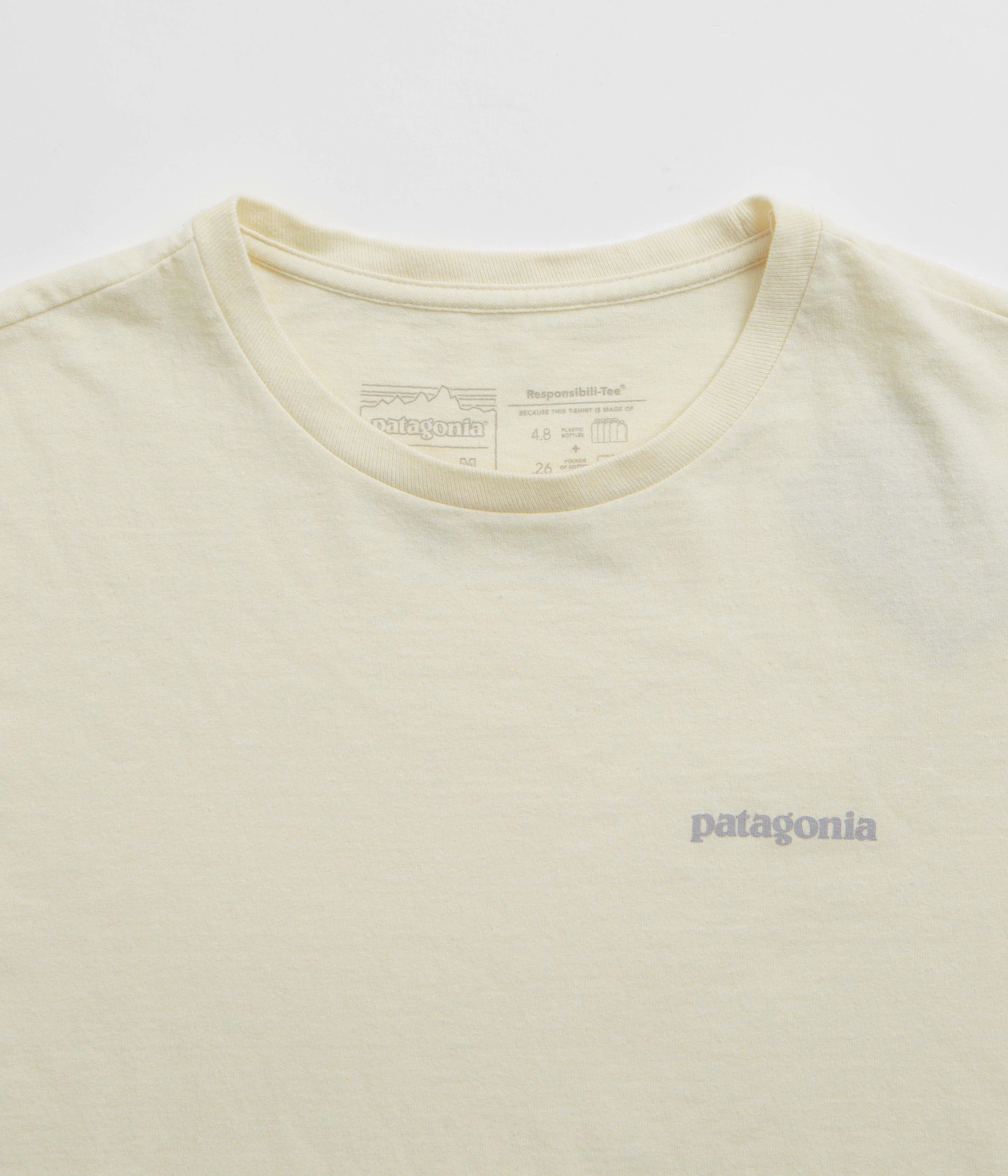 Patagonia Fitz Roy Icon Responsibili-Tee T-Shirt - Birch White LayeringFriendly
