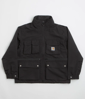 Double Layered Insulation Mountain Fit Carhartt Irwin Jacket - Black
