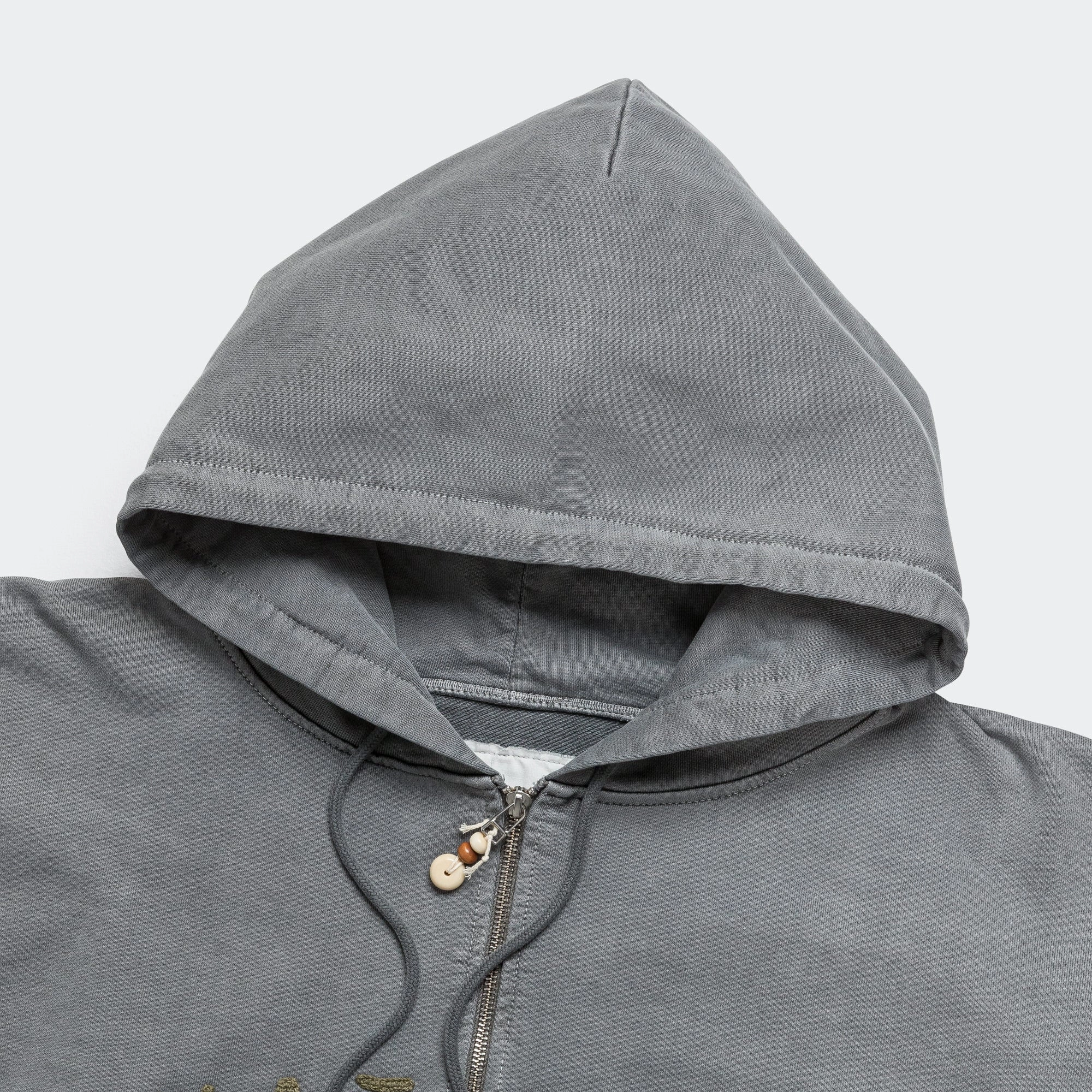 Urban Casual Geo Zip hoodie - Black Jersey Sweat