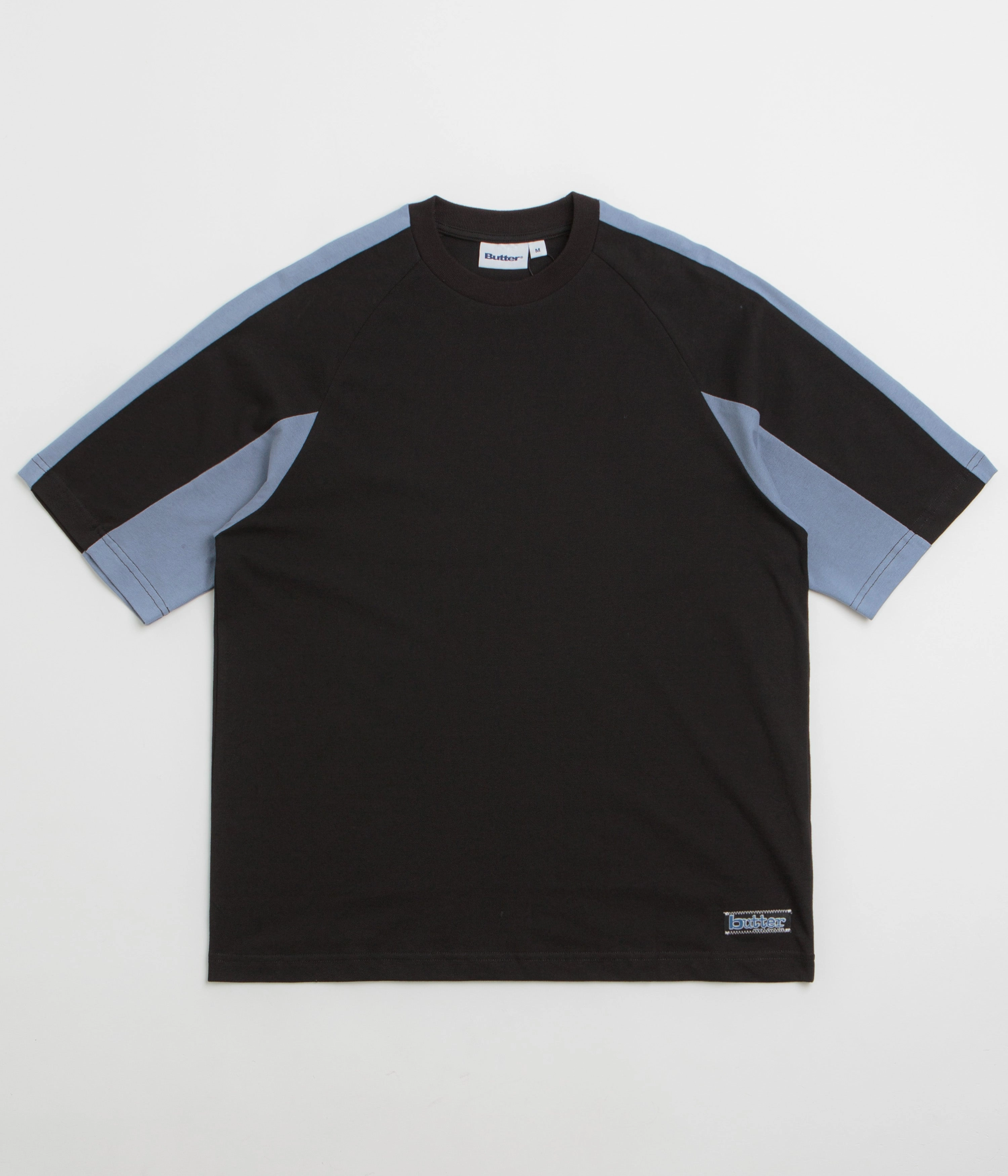 informal gathering Butter Goods Worldwide Panelled T-Shirt - Black