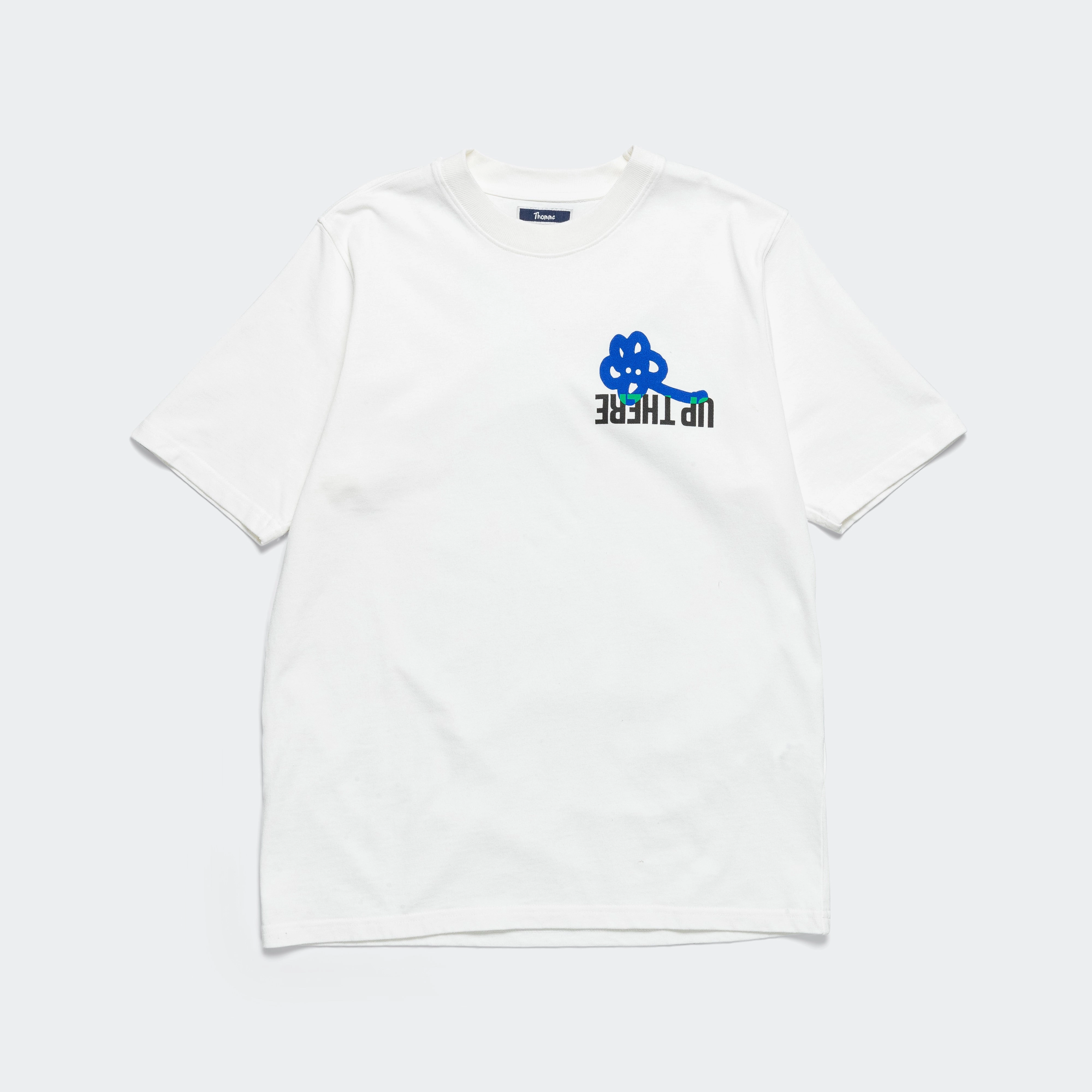 Fashion Fit Chic and Cozy Wear Ghosty Tee x UP THERE - White