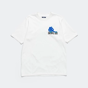 Fashion Fit Chic and Cozy Wear Ghosty Tee x UP THERE - White