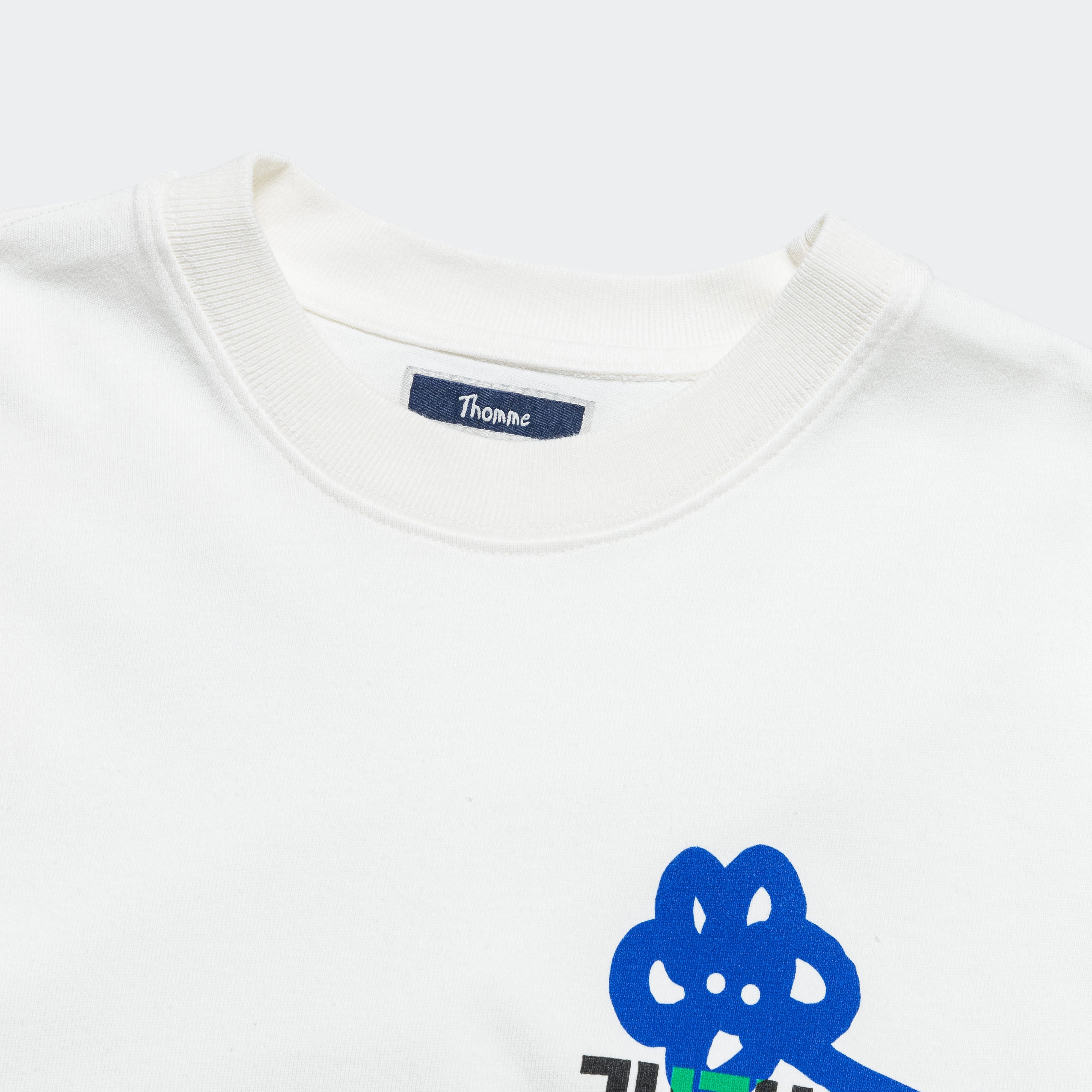 Soft and Stylish Ghosty Tee x UP THERE - White