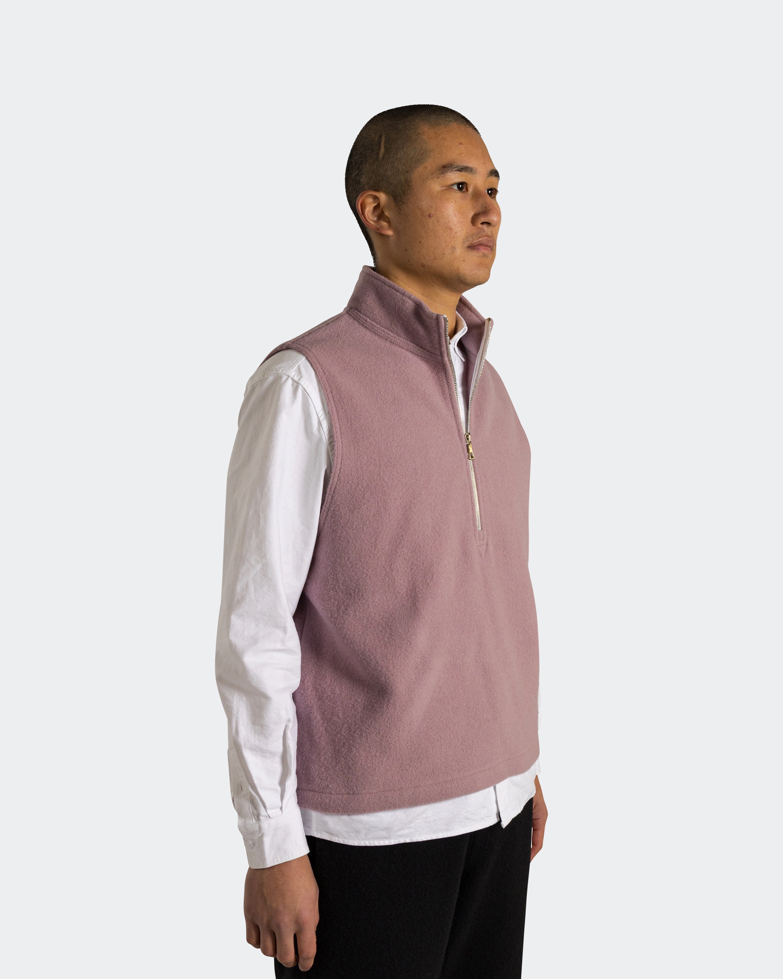 Adjustable drawstring Cuffs Adjust Gilet Fleece City - Myrte Natural Fleece