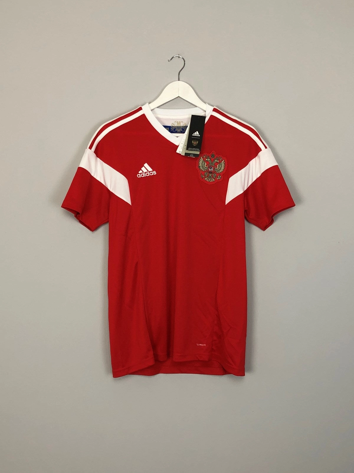2018/19 Russia *BNWT* Home Shirt (Multiple Sizes) Adidas Recycled Material Blend Quick Release Tag