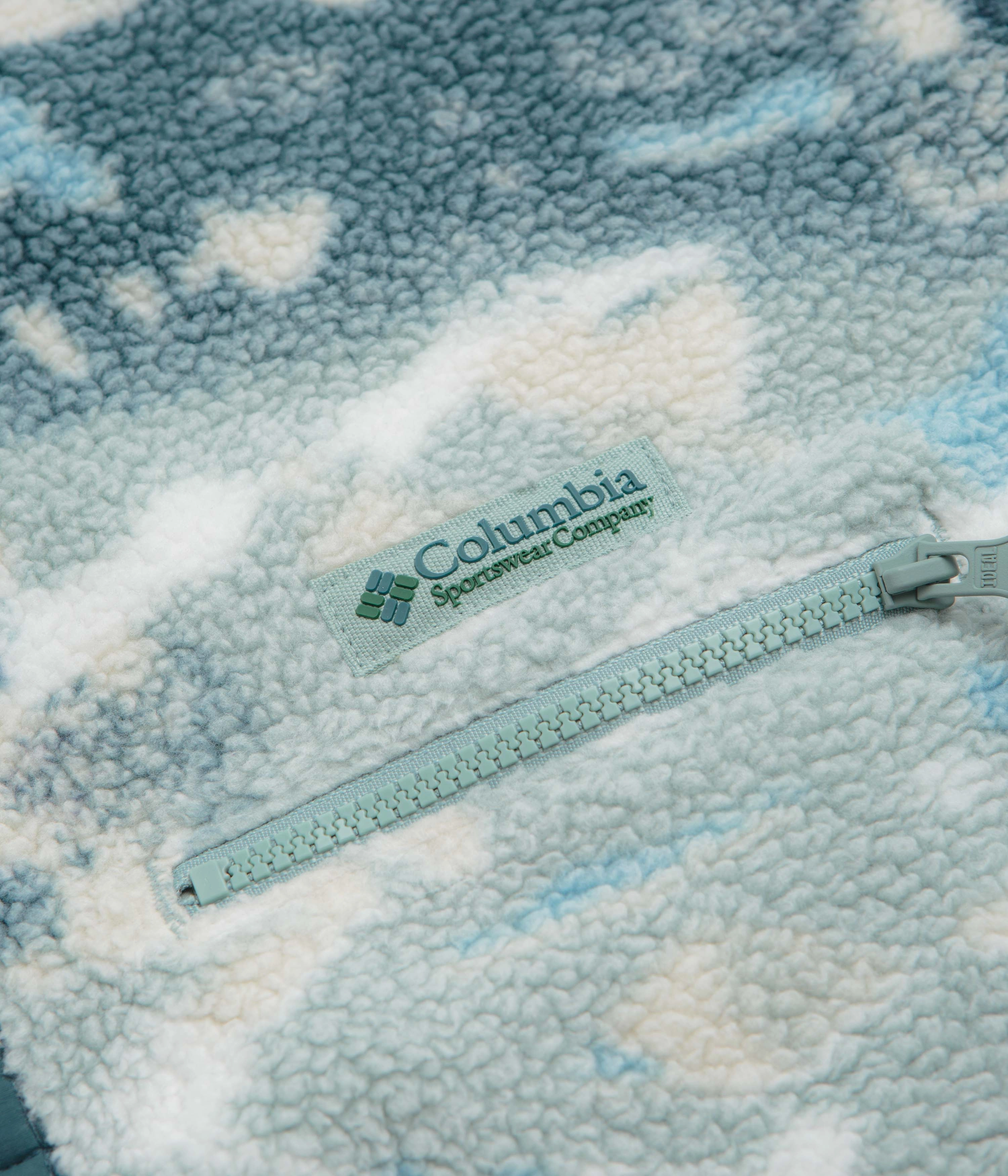 Columbia Helvetia II Printed Half Snap Fleece - Crushed Blue / Sisters Performance Wear Modern Comfort