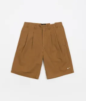 Spandex shorts Nike Pleated Chino Shorts - Ale Brown / White