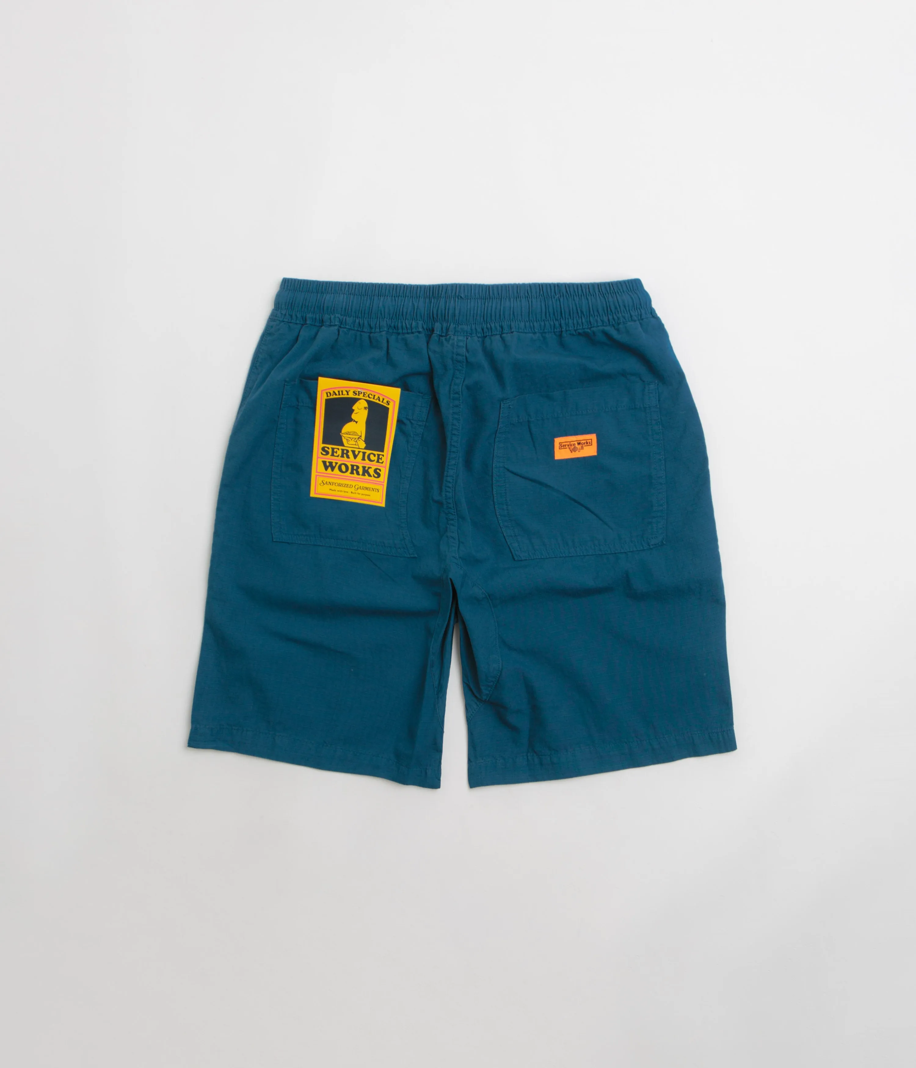 Everyday Style easy-care item Service Works Ripstop Chef Shorts - Ocean