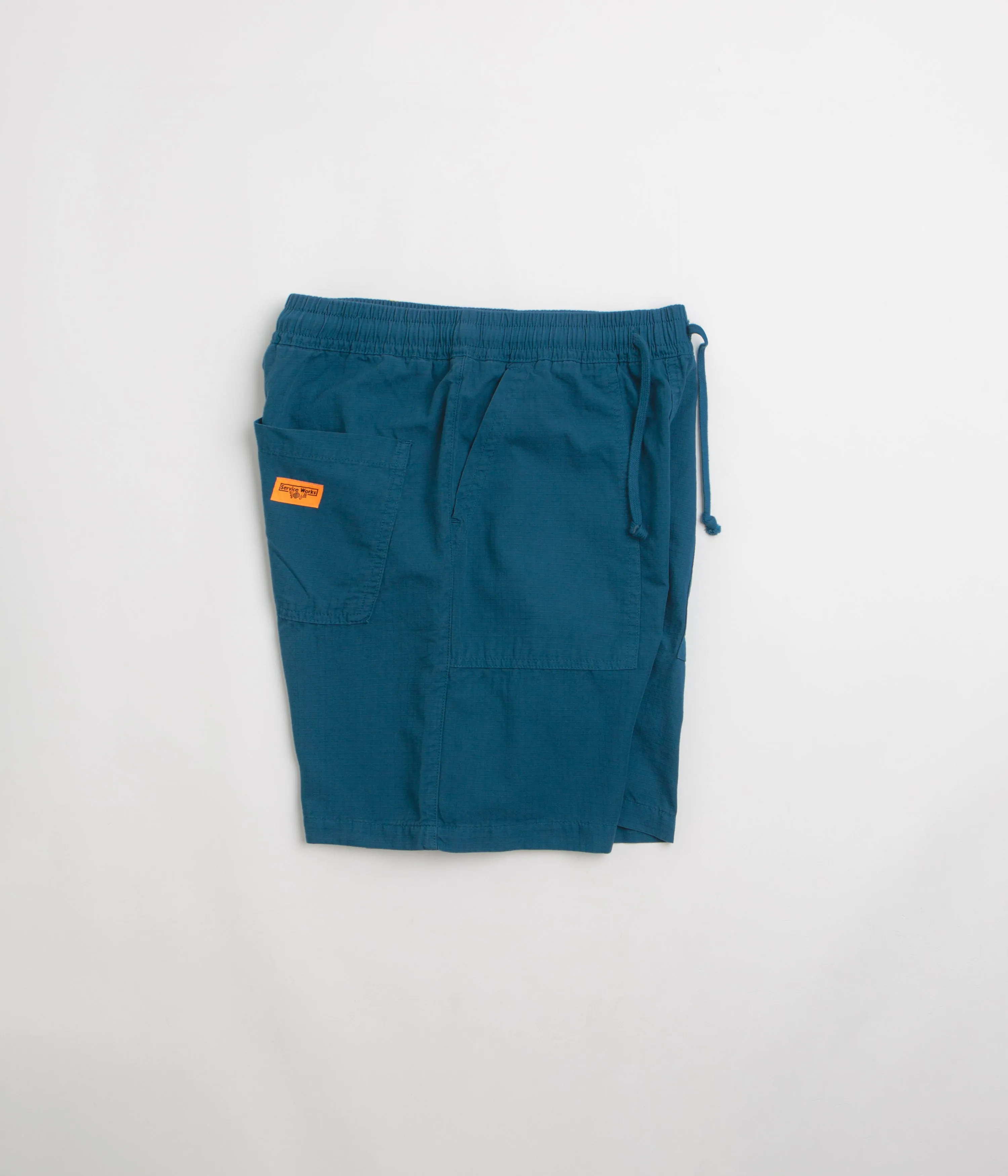 Service Works Ripstop Chef Shorts - Ocean Easy Breezy