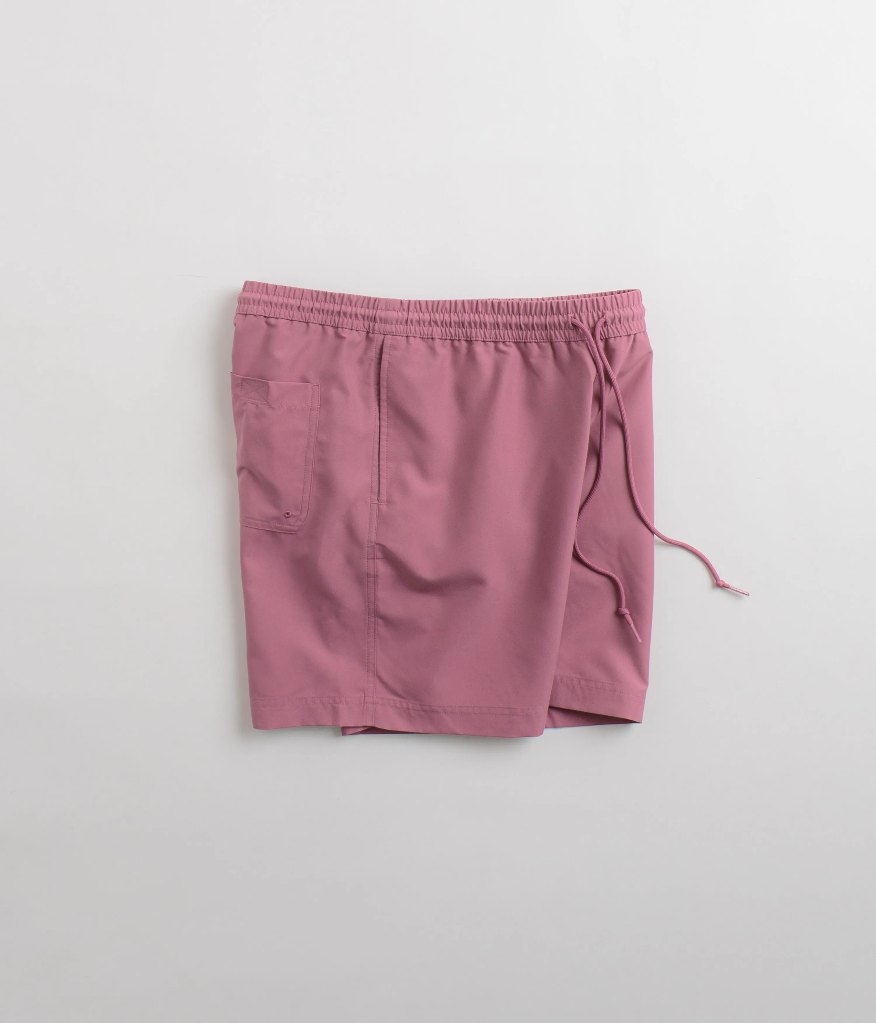 Rubberized Waist Grip Carhartt Chase Swim Trunks - Magenta / Gold