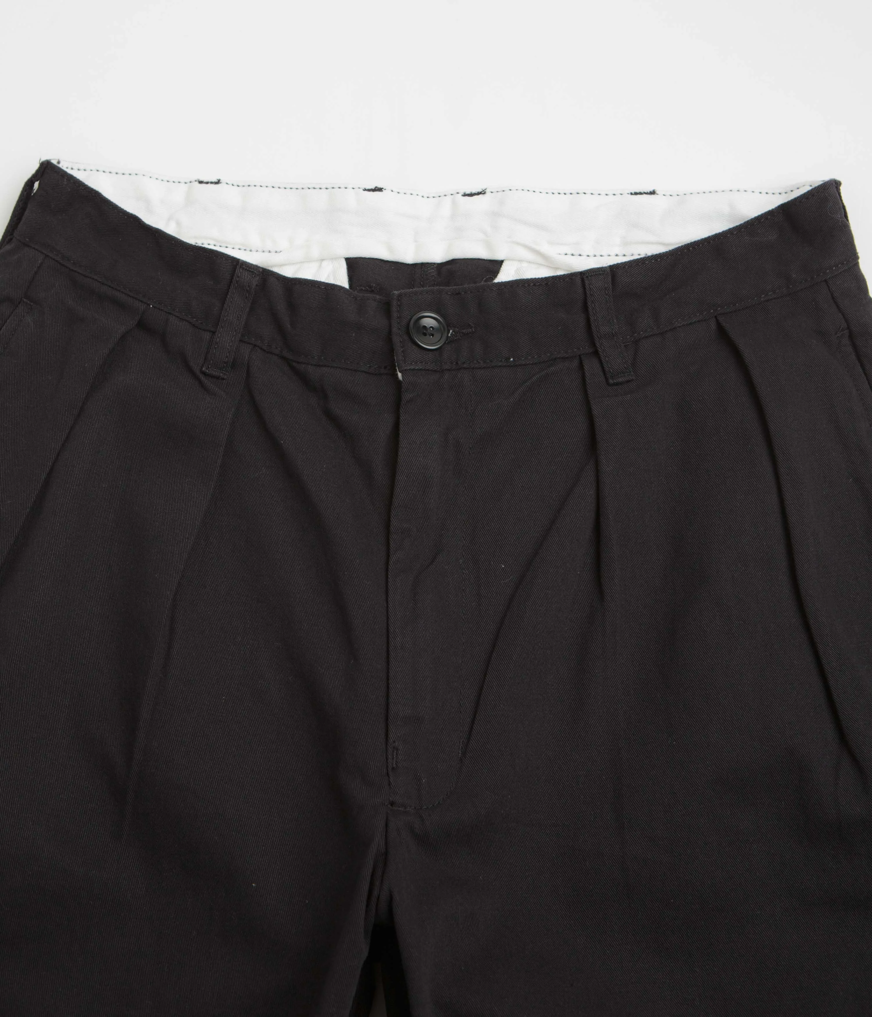 Service Works Drill Part Timer Shorts - Black Cotton Blend