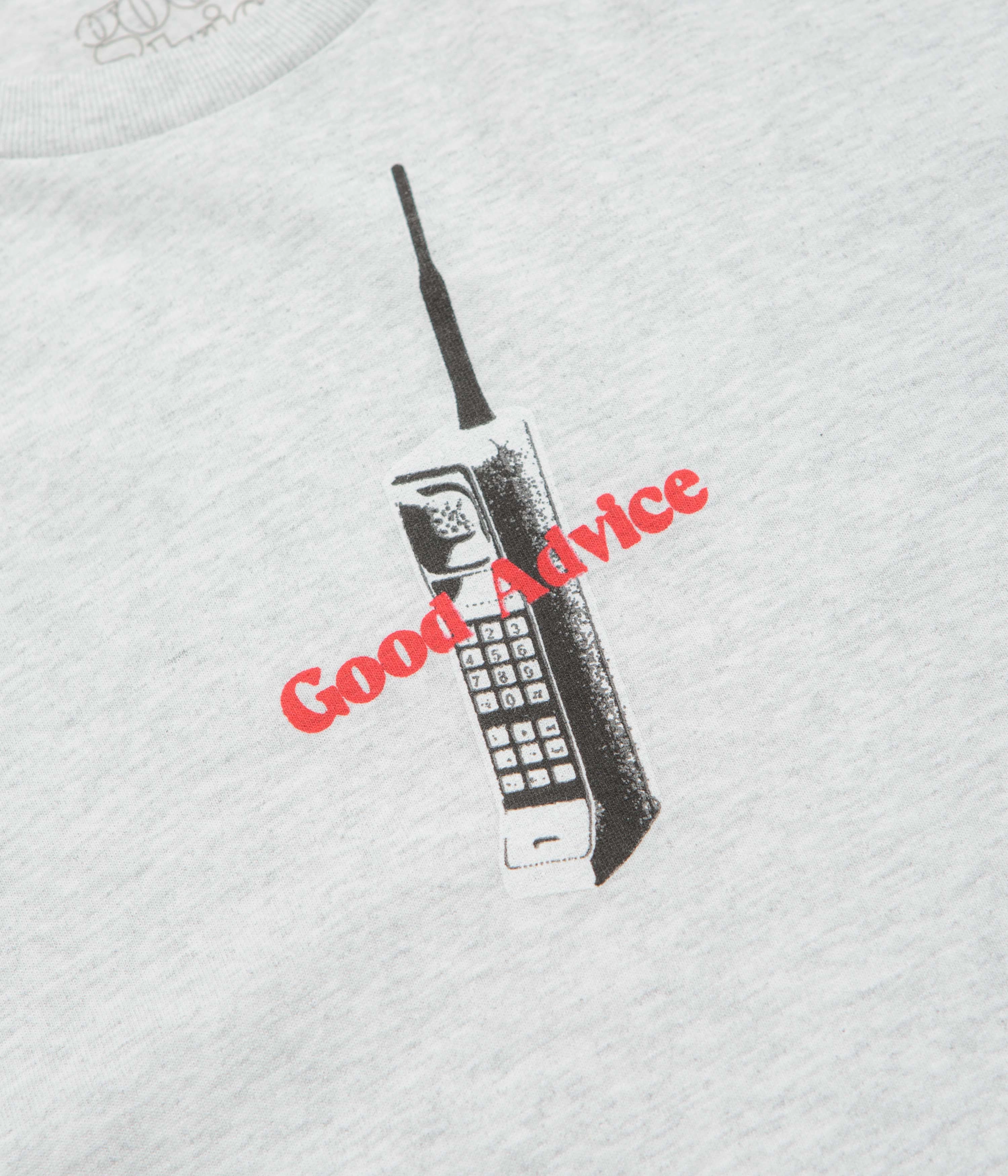 Good Advice Chat Line T-Shirt - Ash Feminine Touch Chic And Comfortable