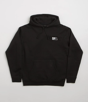 Good Advice GA Hoodie - Black Sleeve Detail Drop Shoulder
