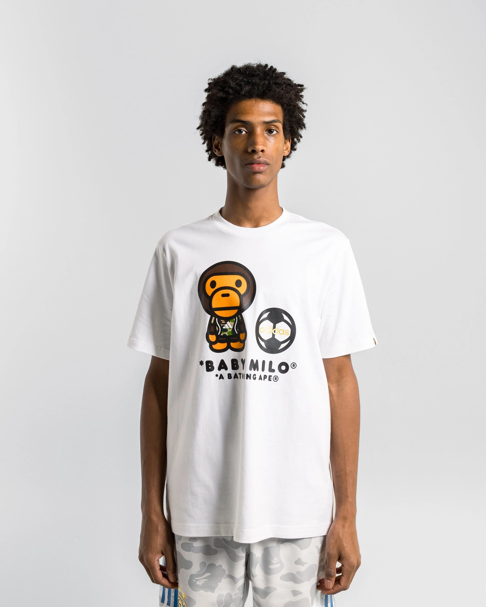 Perfect Wear Milo Tee x BAPE - White