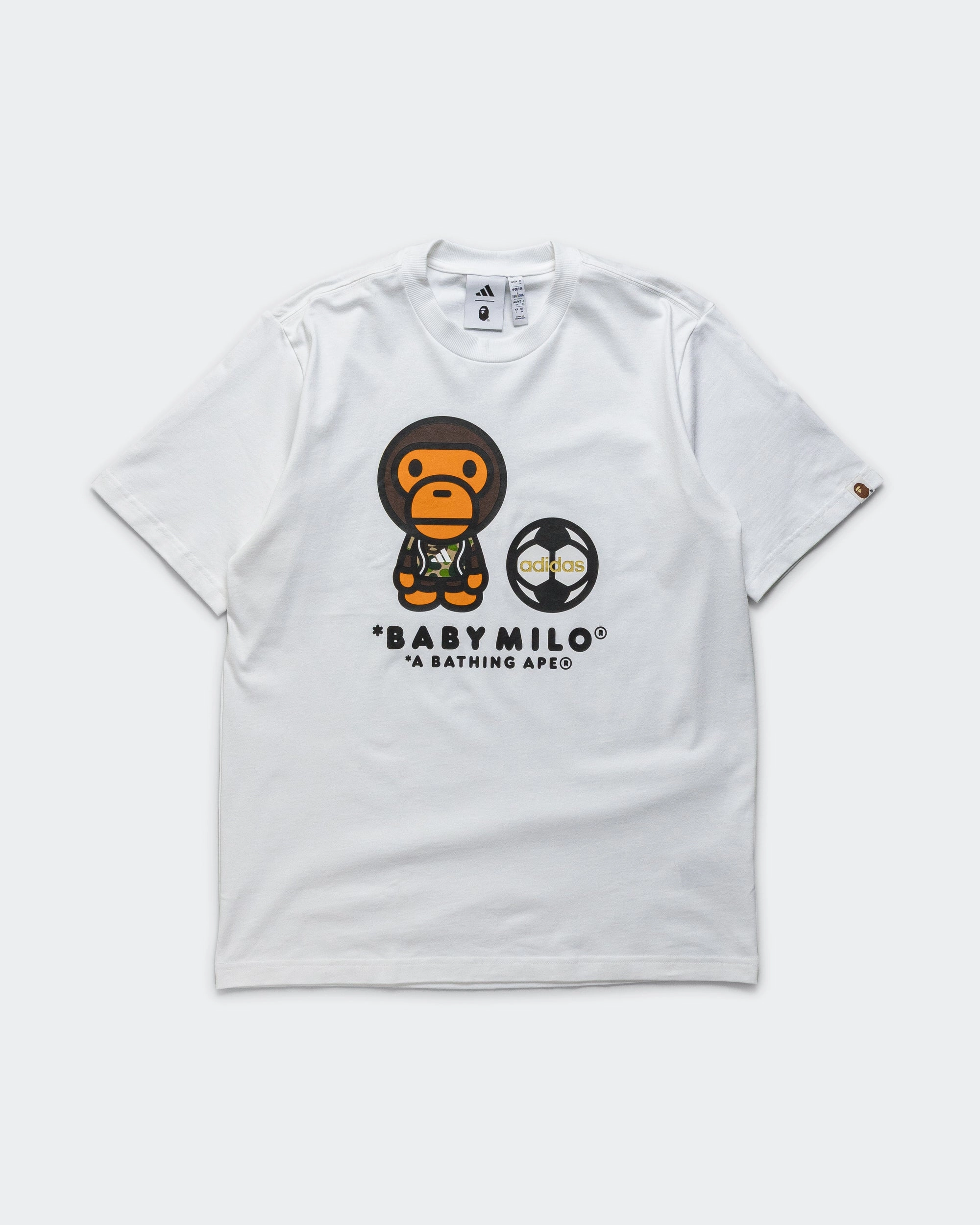 MoistureWickingFabric Milo Tee x BAPE - White