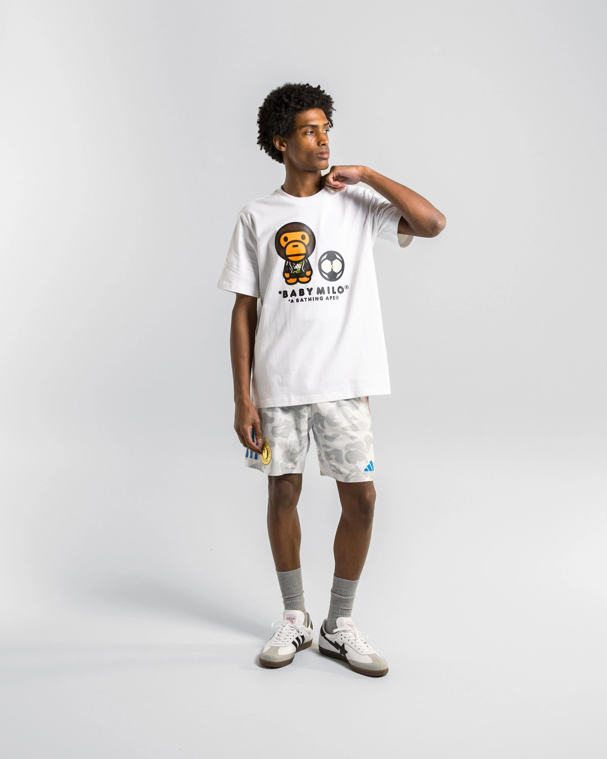 Chilly Comfort Milo Tee x BAPE - White