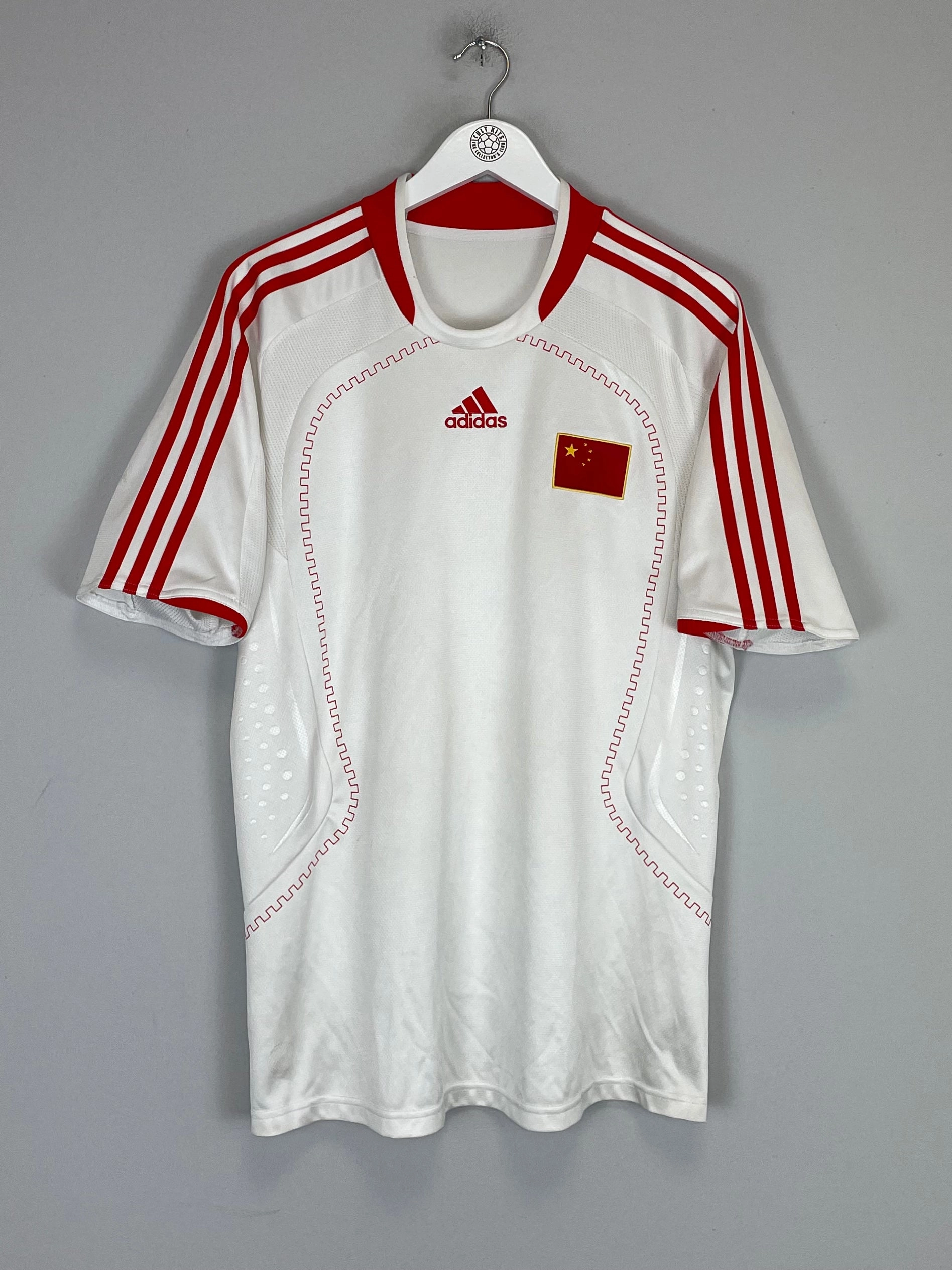 Interlock Knit Structure Sublimation Ready Fabric 2007/09 CHINA AWAY SHIRT (XL) ADIDAS