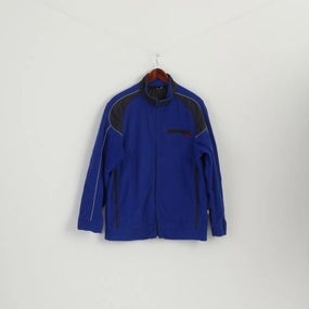 HemLock Adjustment System Rukka Men L Fleece Jacket Blue Zip Up Windstopper Outdoor Multi Pocket Top