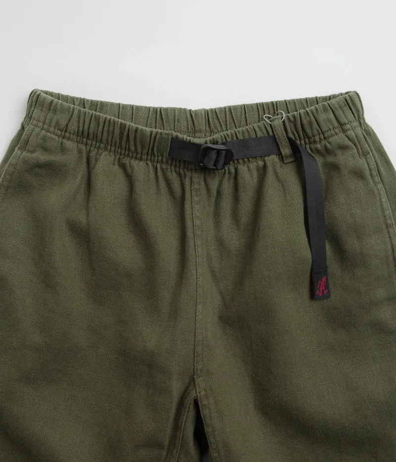 Gramicci Hemp G-Shorts - Olive Fitness Enthusiast Weekend Outing
