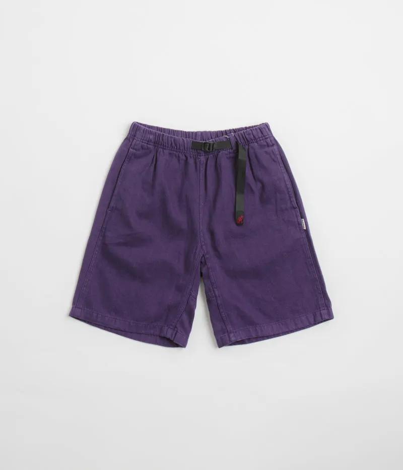 Gusseted Crotch Design Multi Pocket Design Gramicci Hemp G-Shorts - Purple