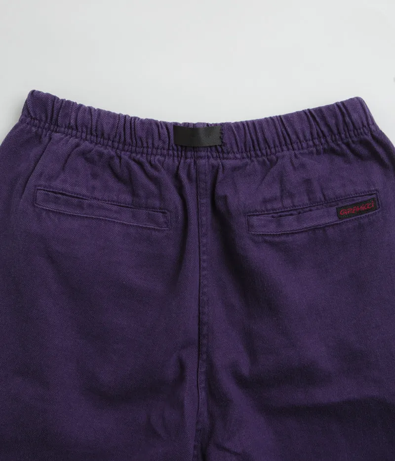 Gramicci Hemp G-Shorts - Purple Sweat Wicking Channels Breathable Liner