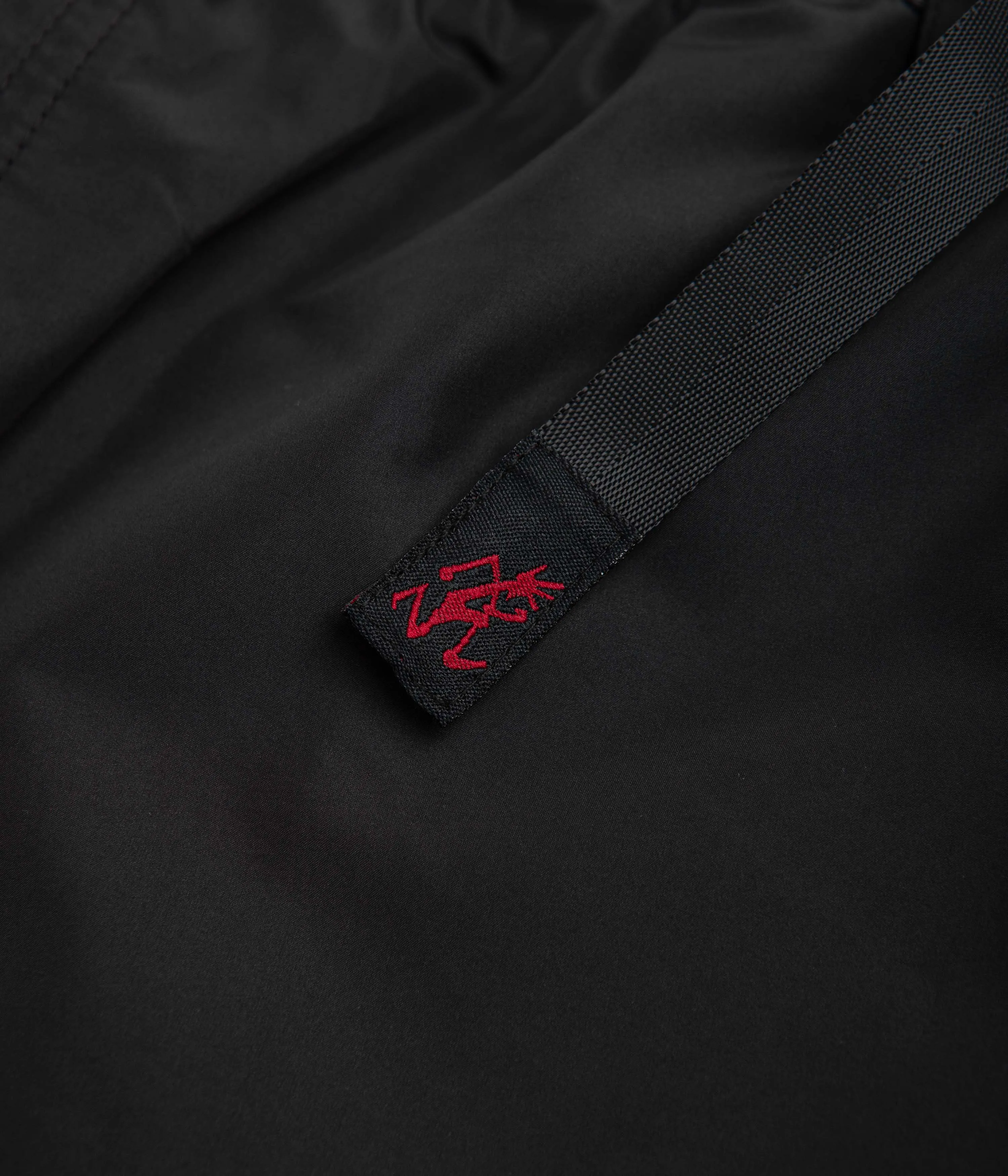 Wide Leg Opening Gramicci Shell Canyon Shorts - Black