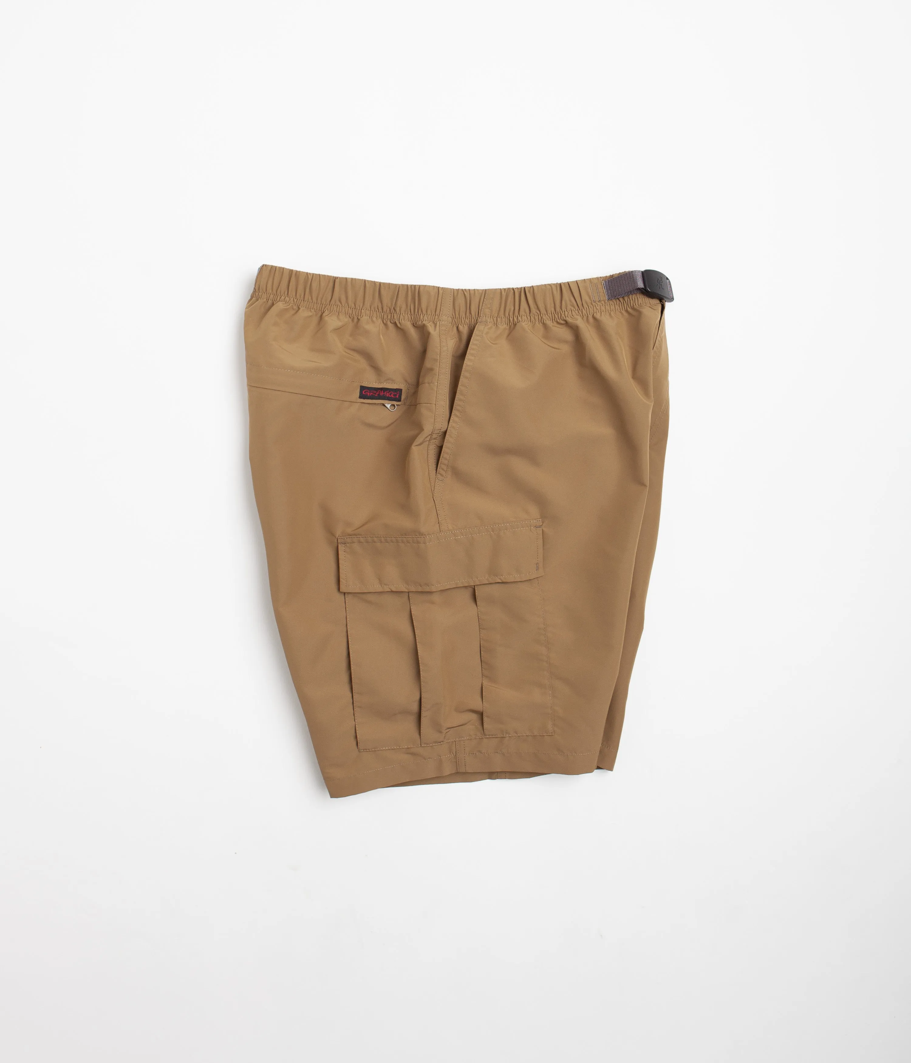 On Trend Gramicci Shell Cargo Shorts - Tan