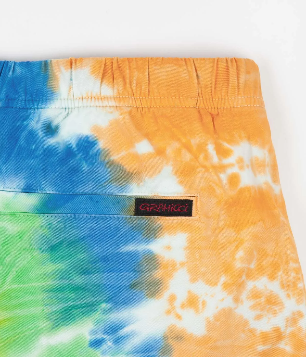 Sporty Casual Gramicci Tie Dye G-Shorts - Orange Spiral