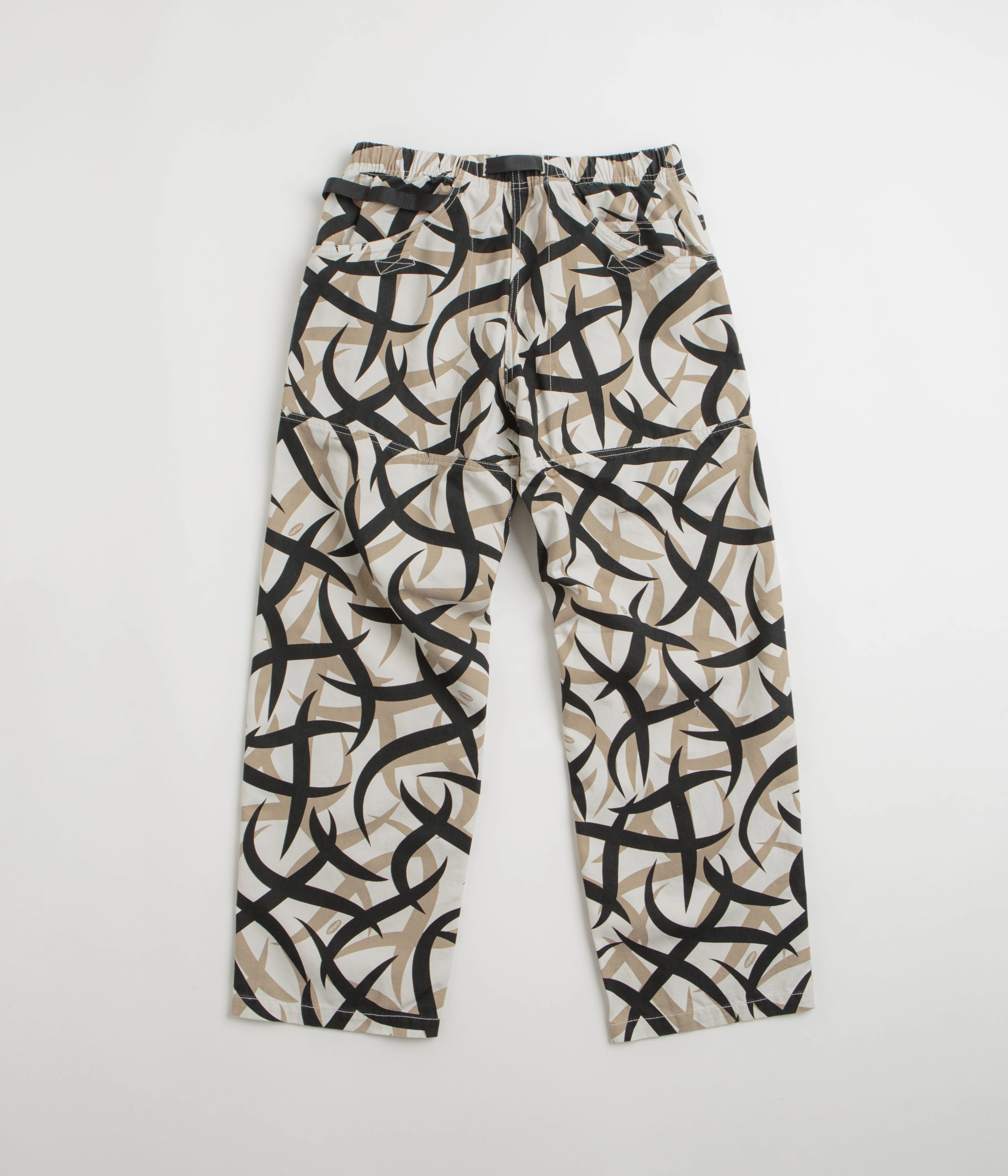 Gramicci Canvas EQT Pants - Tribal Snow Slim Stretch Raw edge