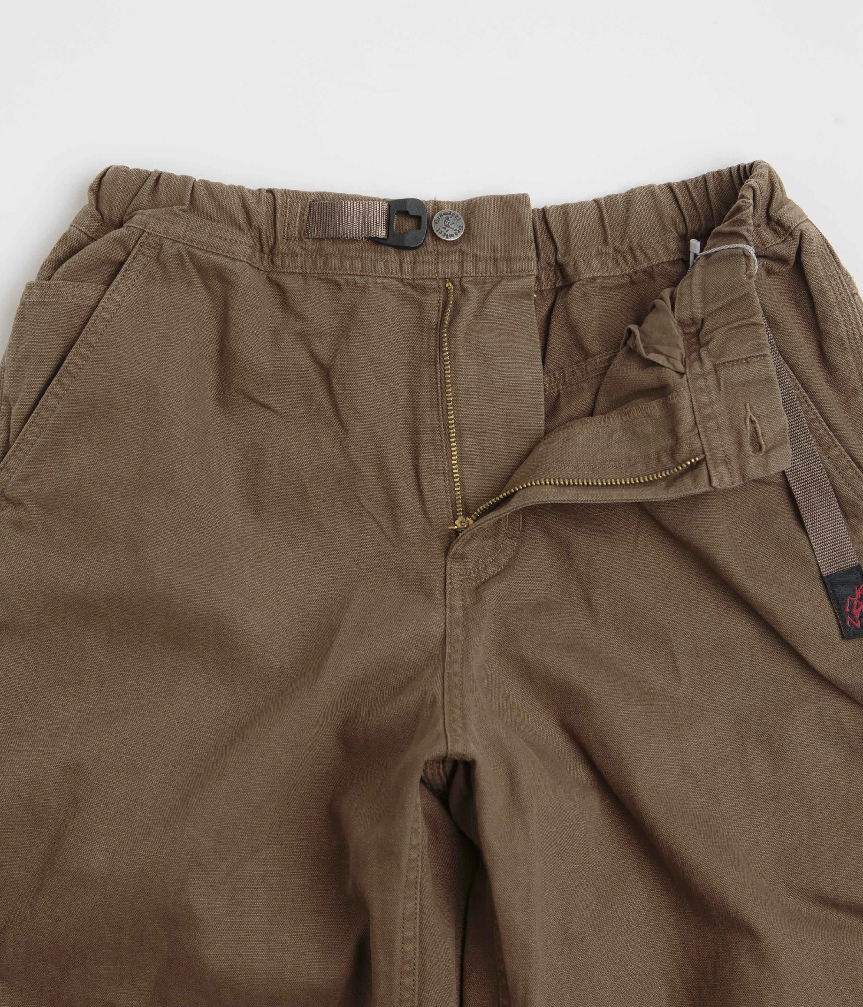 Gramicci Canvas Work Pants - Chocolate Aged Core Essential Urban Cool