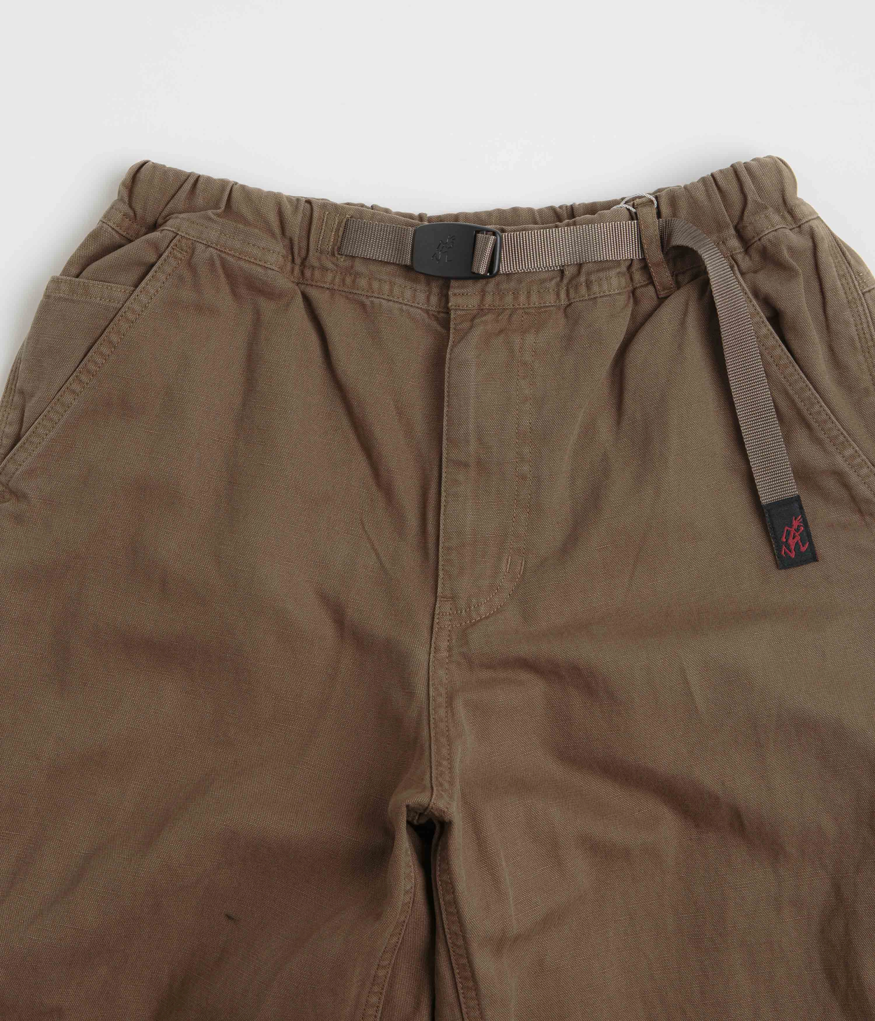 Lined interior ReinforcedStitching Gramicci Canvas Work Pants - Chocolate Aged