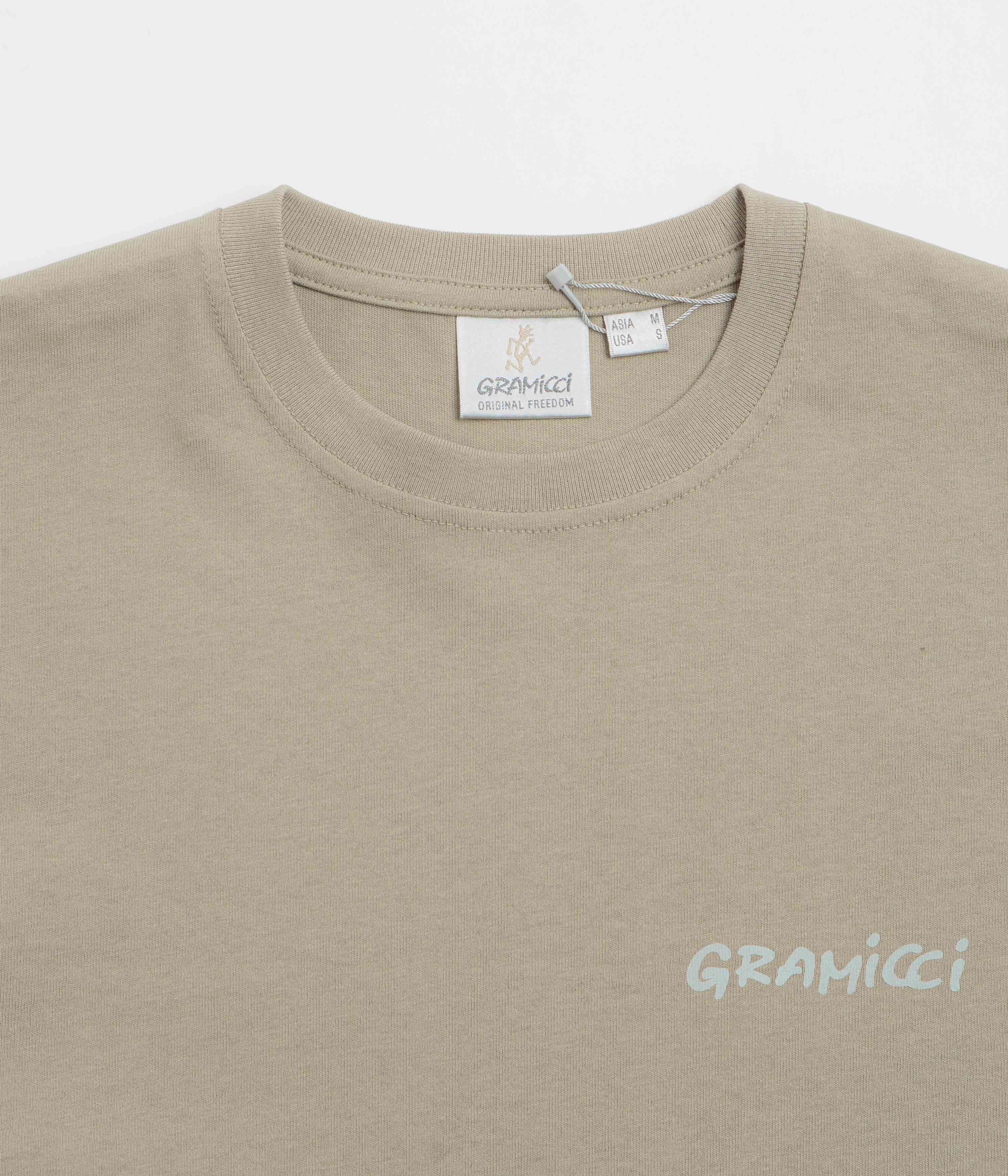 Gramicci Geared Up T-Shirt - Khaki Washable fabric Classic Trend Look
