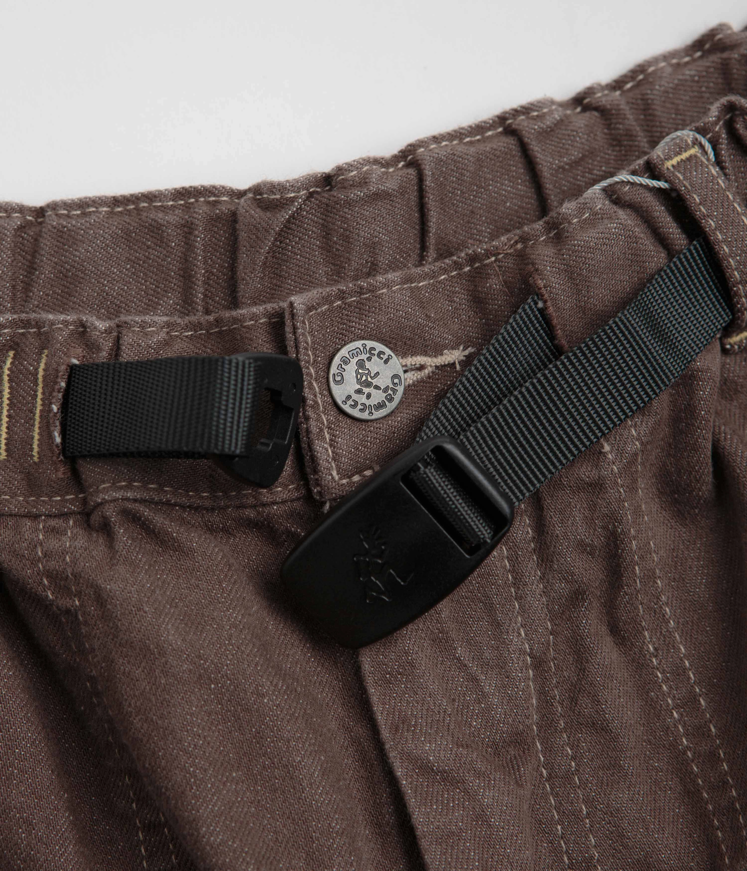 Multi Pocket System Gramicci Japanese Slub Denim Pants - Amber