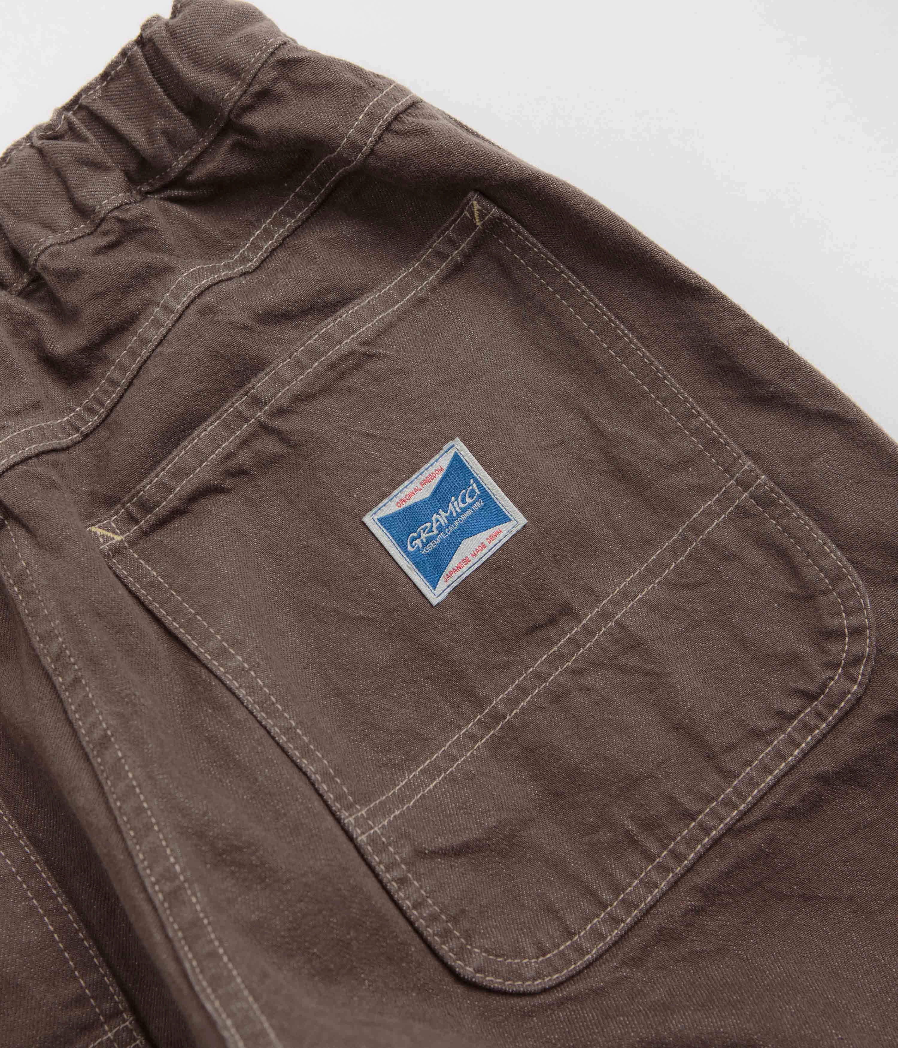 Gramicci Japanese Slub Denim Pants - Amber Work Ready ErgonomicStitching