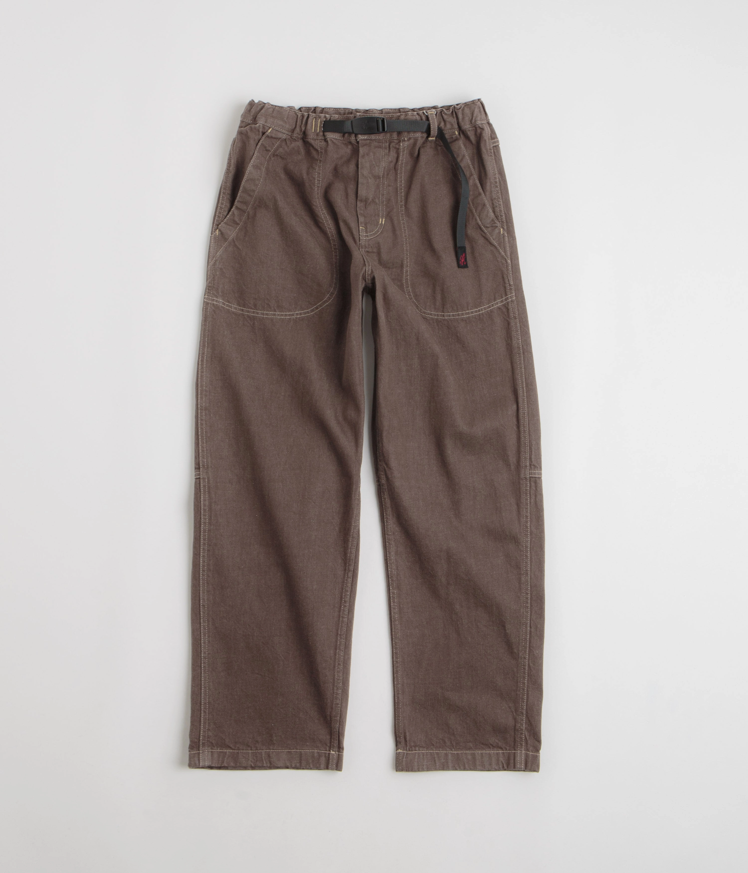 Low Profile Design Gramicci Japanese Slub Denim Pants - Amber